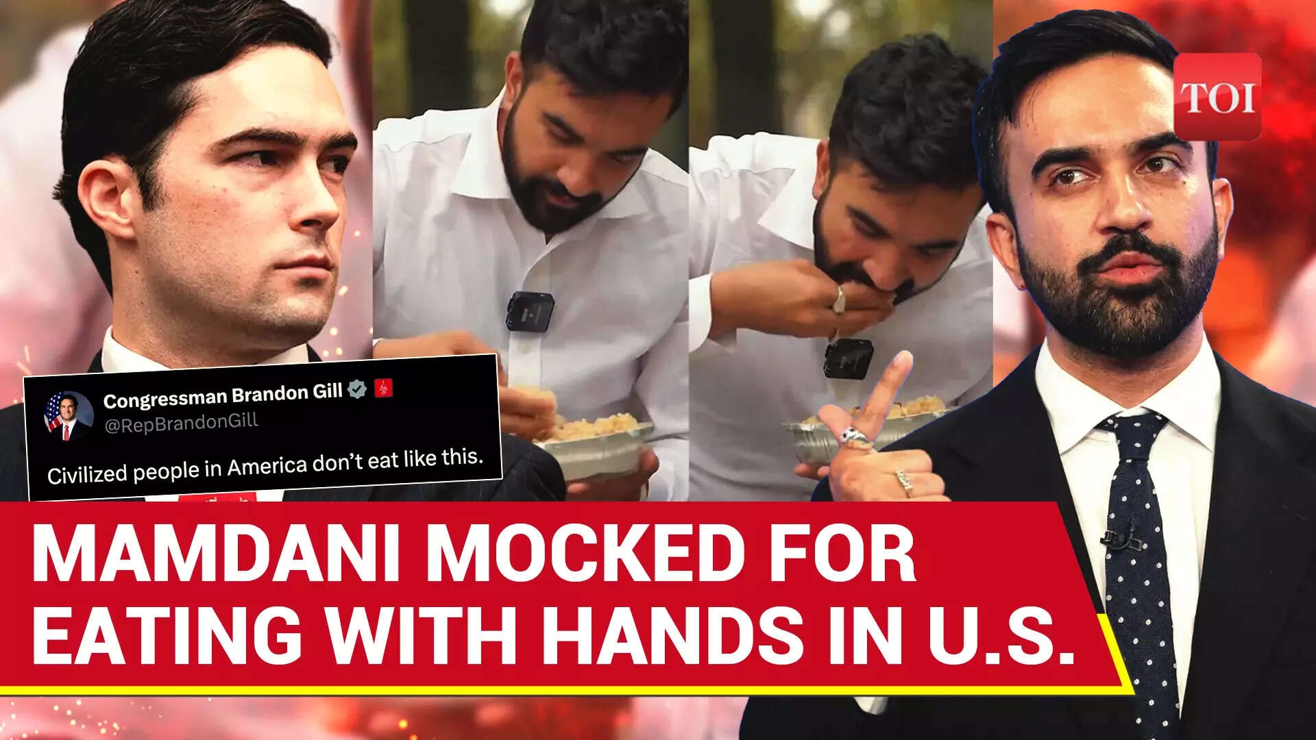 ‘Go Back To Third World': Zohran Mamdani MOCKED For Eating With Hands By Trump Aide