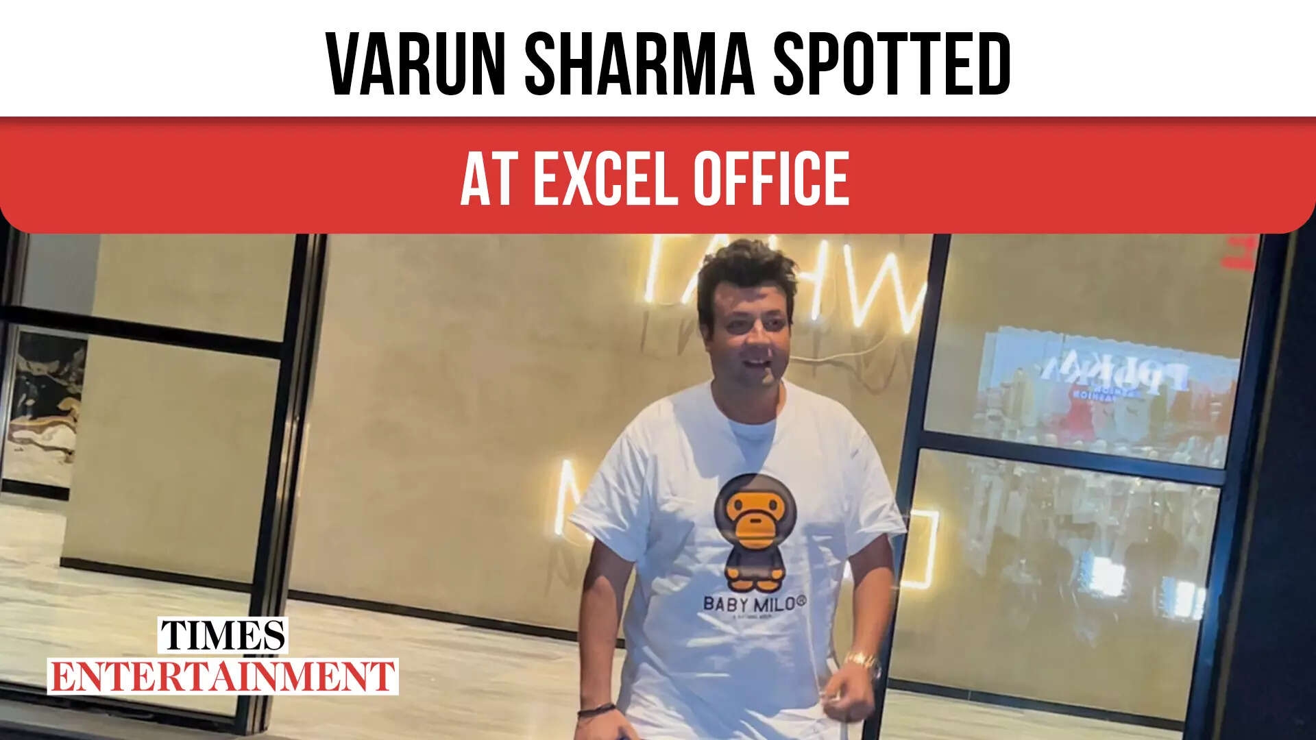 VARUN SHARMA SPOTTED AT EXCEL OFFICE