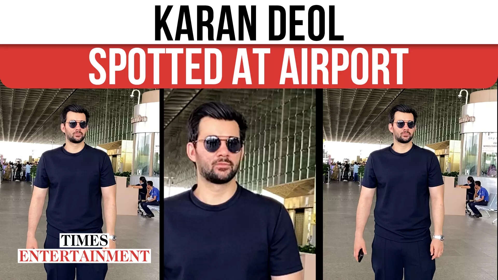 Karan Deol Keeps It Cool During Airport Sighting