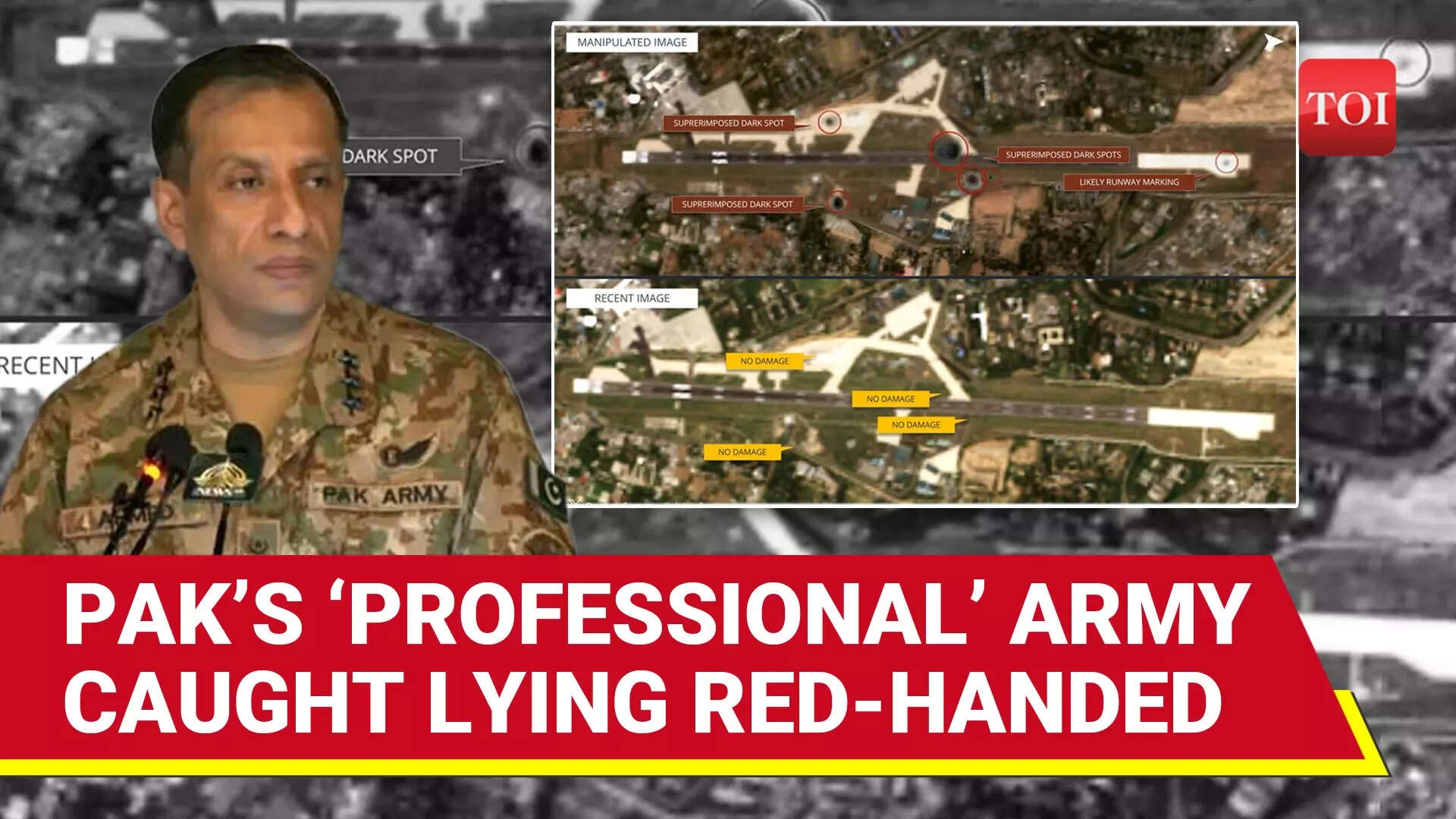 Pak Military Shoots Itself In The Foot; Shares Fake Images Of Blasts At Jammu Airport, Indian S-400