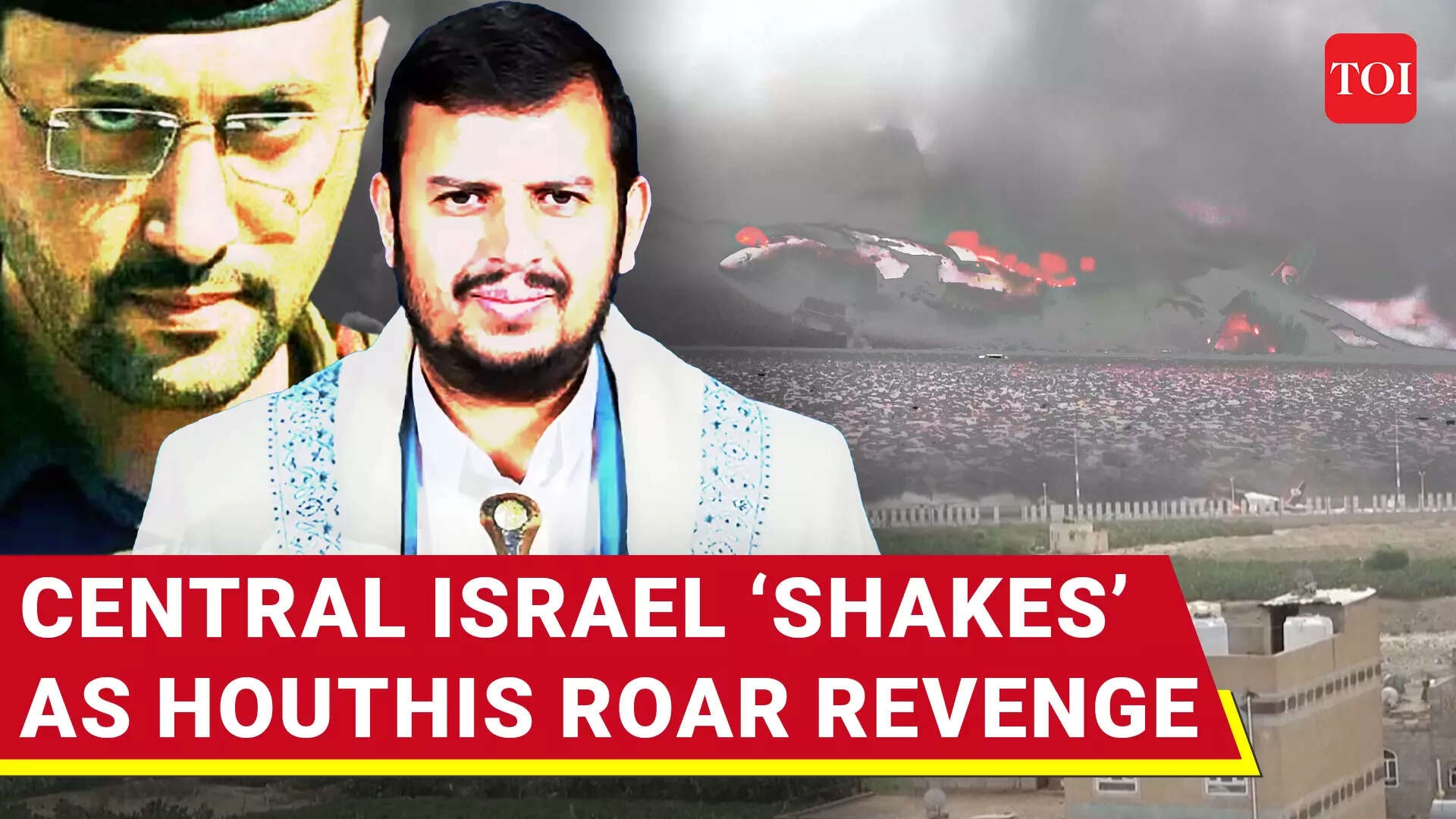 Houthis Launch Big Attack On Central Israel After Sanaa Airport Bombing; IDF Says Missiles Intercepted