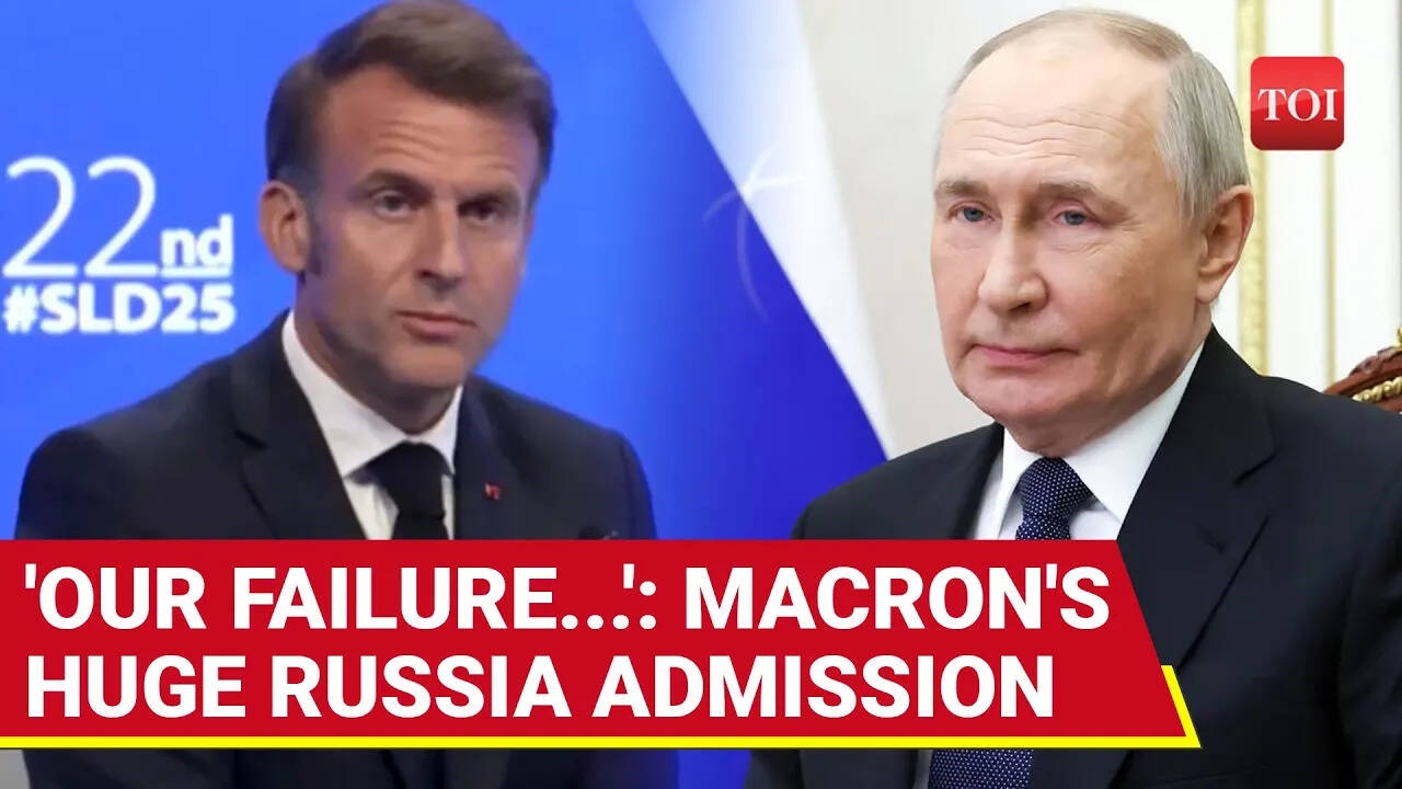 'US & European Credibility At Stake': Macron's Big Russia Speech In Front Of Putin's Allies