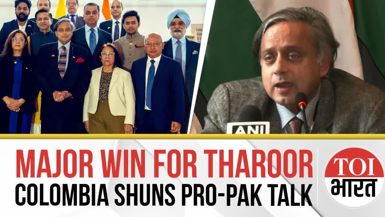 Colombia Withdraws Statement Supporting Pakistan, Major Win for Shashi Tharoor-led Delegation