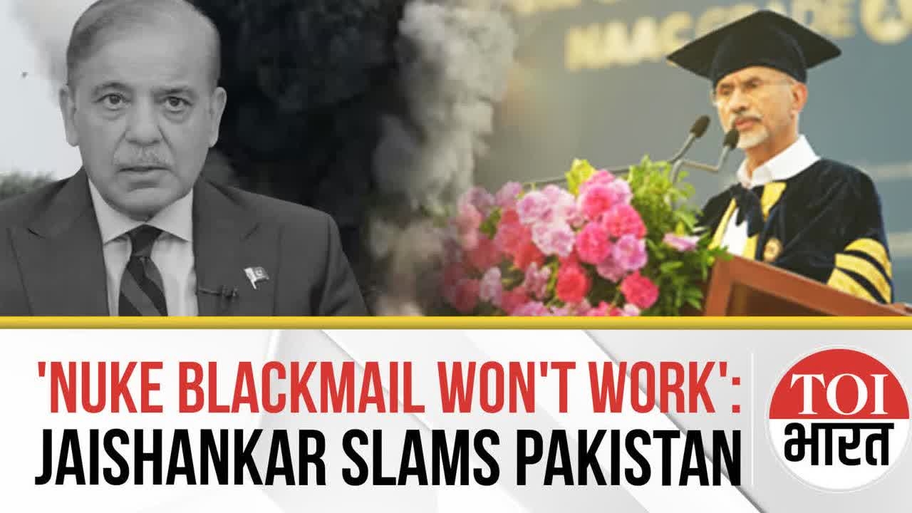 'Terror Sponsors Will Pay Heavy Price': Jaishankar Warns Pakistan Against Nuclear Blackmail Again