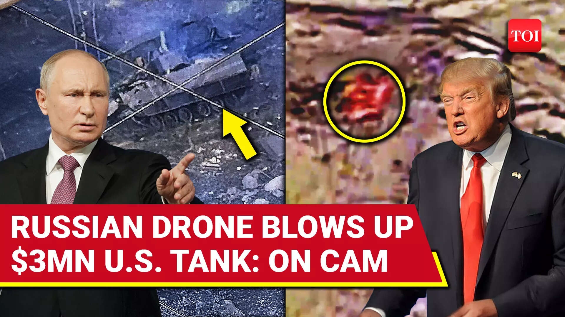 Video: Putin's Cheap Russian Drone DESTROYS Trump's $3 Million M2 Bradley Tank In Just 16 Seconds