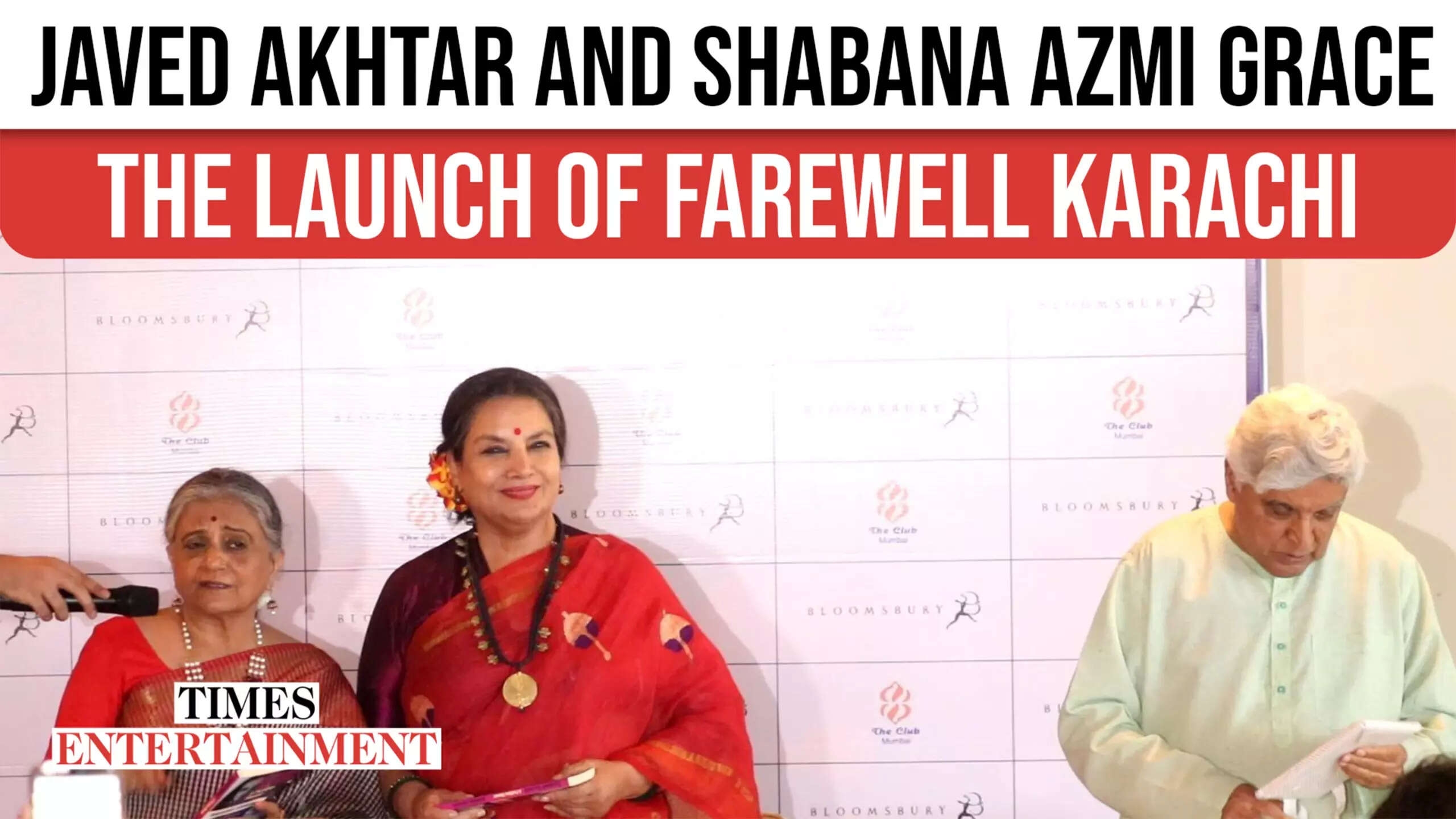 Javed Akhtar and Shabana Azmi Grace the Launch of Farewell Karachi