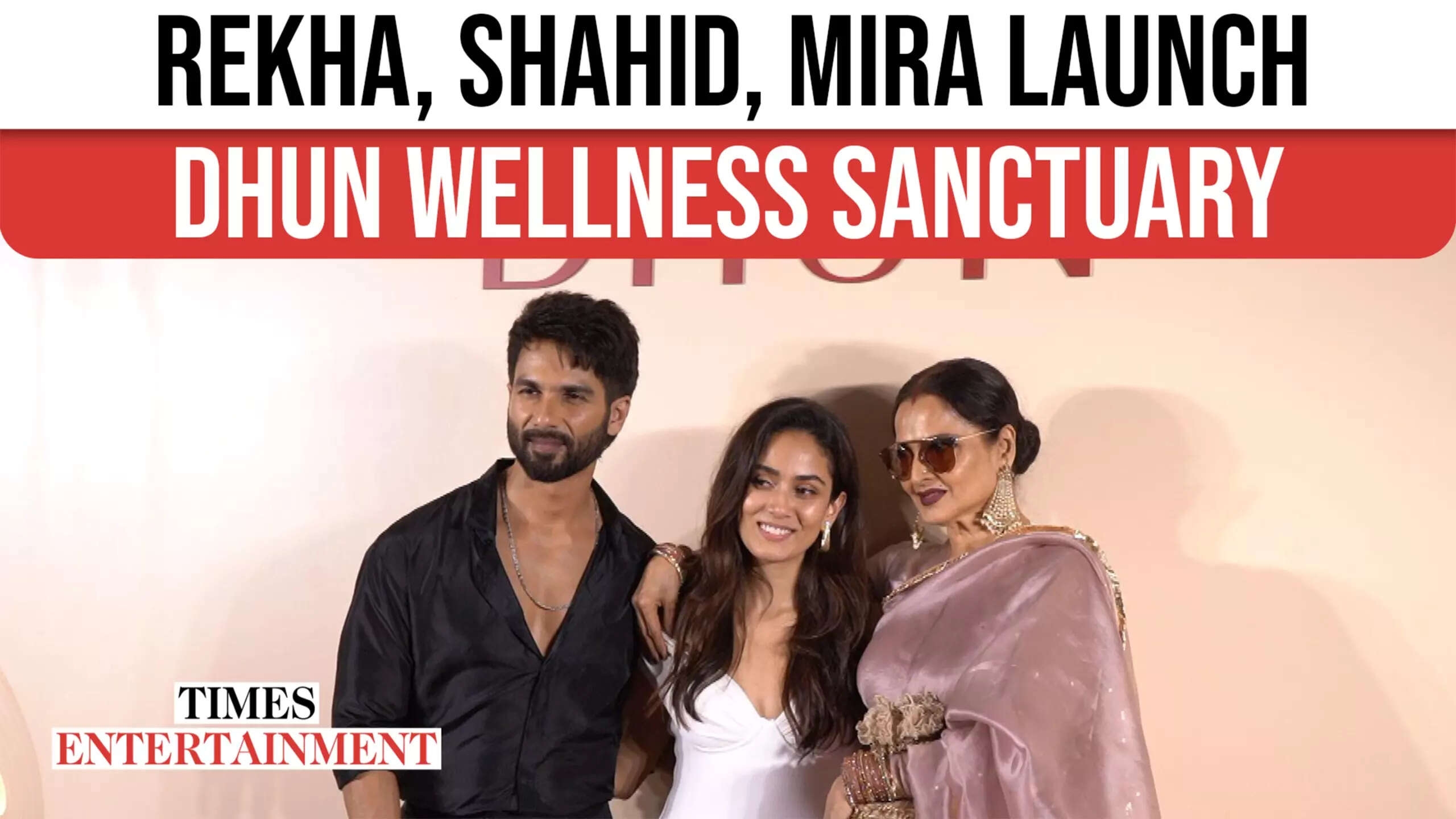 Rekha, Shahid, Mira Launch Dhun Wellness Sanctuary