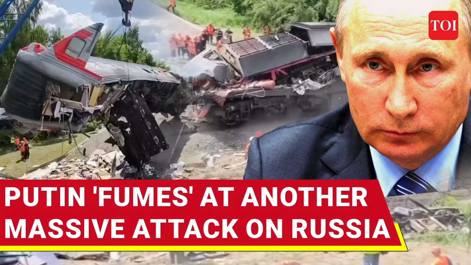 2 Attacks On Russia In 24 Hours: 4 Kg Bombs Planted At Bryansk Rail Bridge