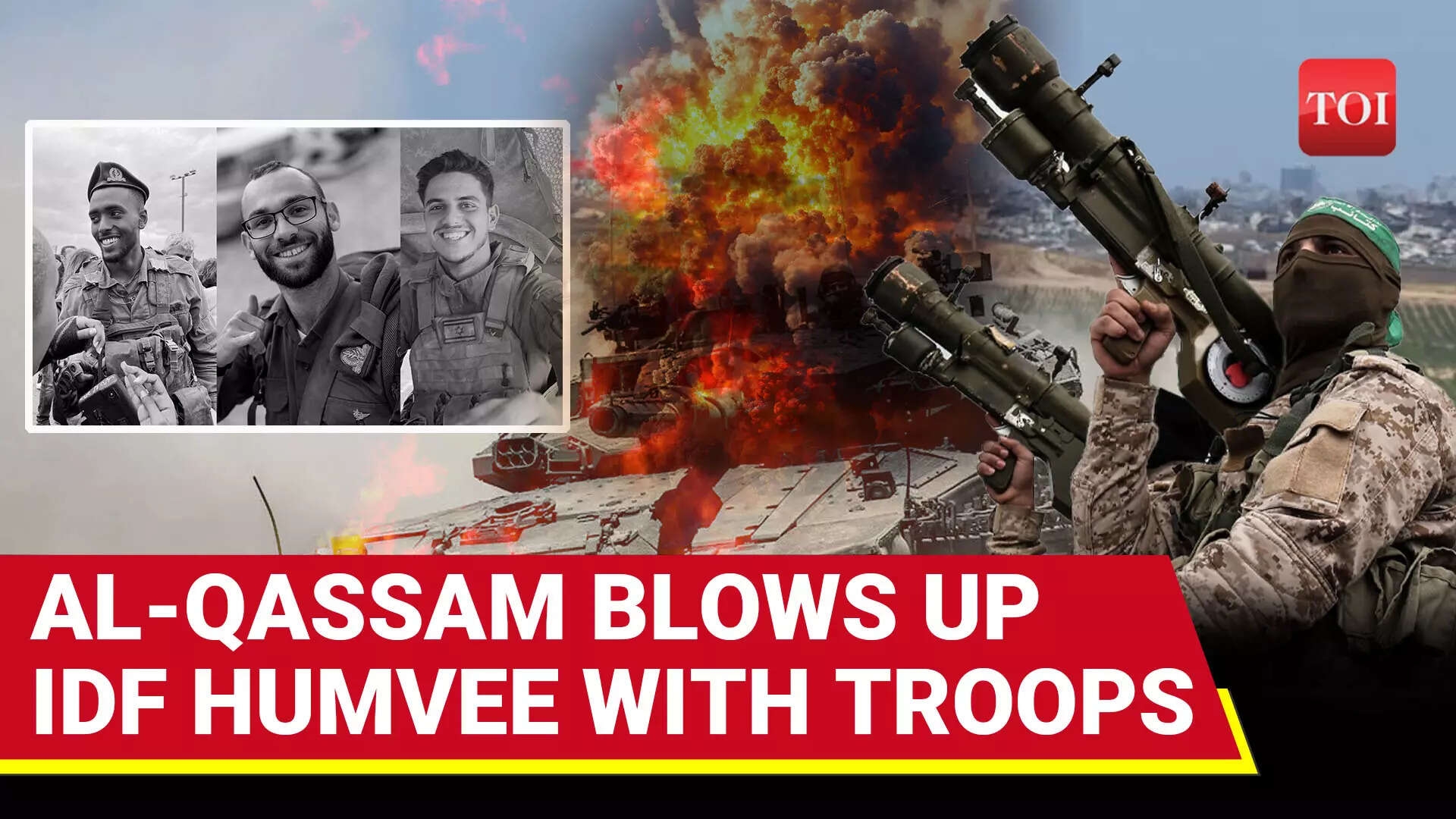 Three Israeli Soldiers Killed In Hamas Attack In Northern Gaza's Jabalia