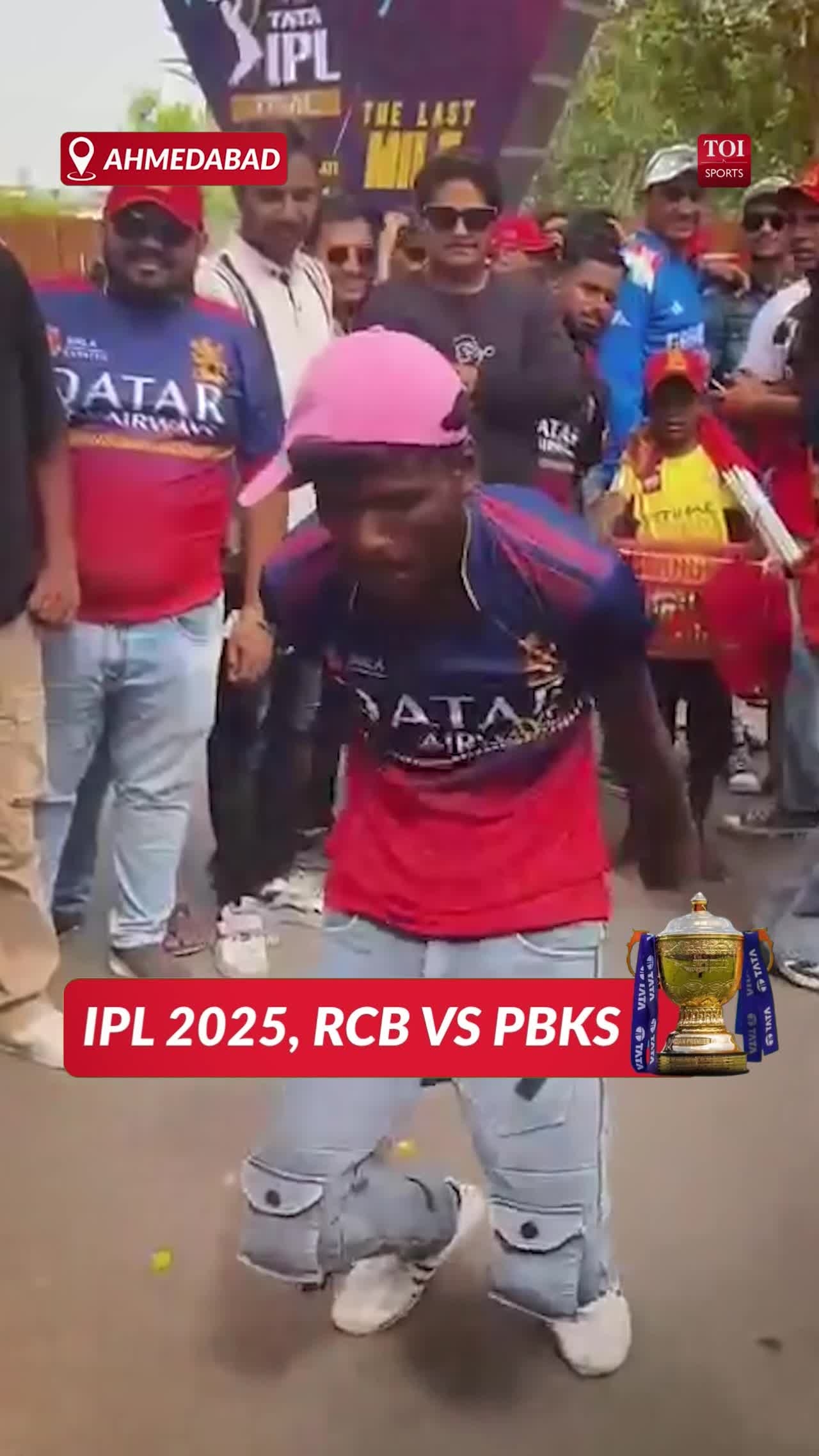 RCB vs PBKS: Fans Take Over Ahmedabad Ahead of IPL 2025 Final!