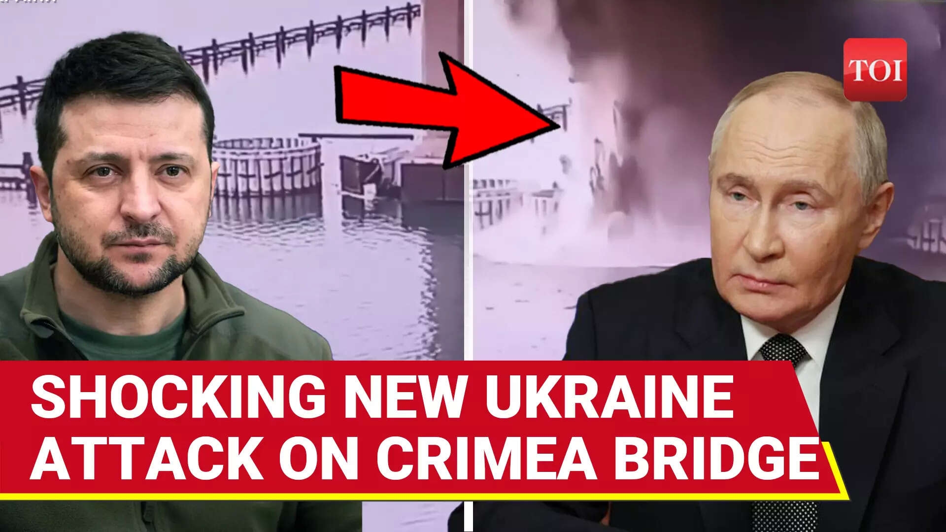 Ukraine Strikes Crimea Bridge Again In Underwater Attack; Kyiv's Intel Agency Claims ‘Big Success'