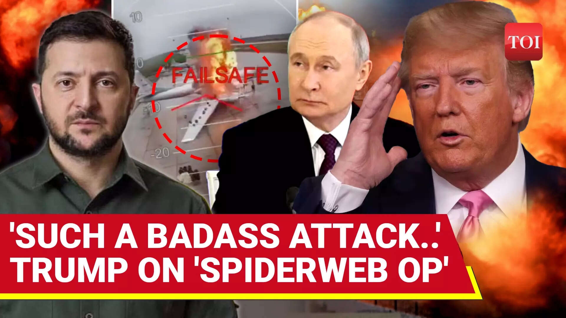 Trump Calls Ukraine's Operation Spiderweb 'Badass', But Has This Worry About Putin