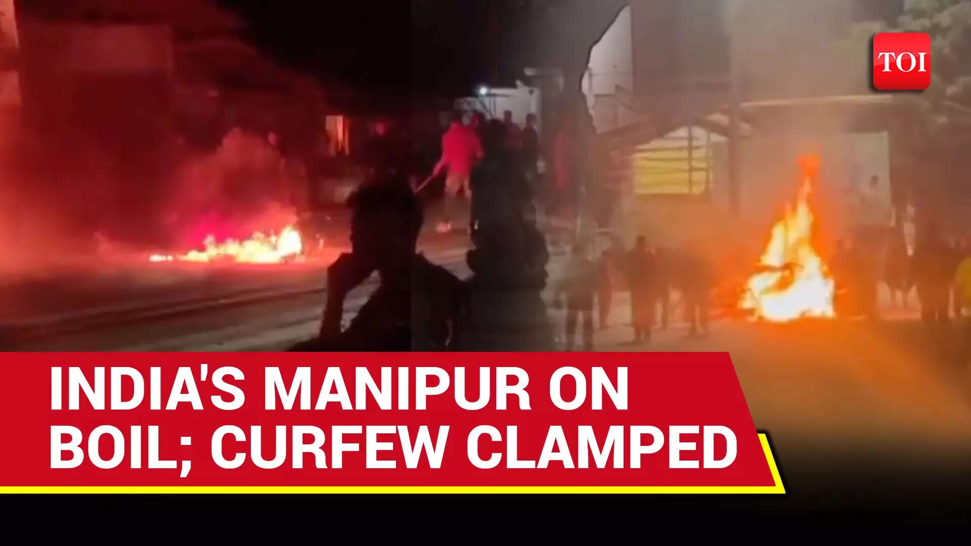 Manipur On Boil: Curfew, Teargas, Arson; Mob Storms Airport Entrance, Raj Bhavan Fortified