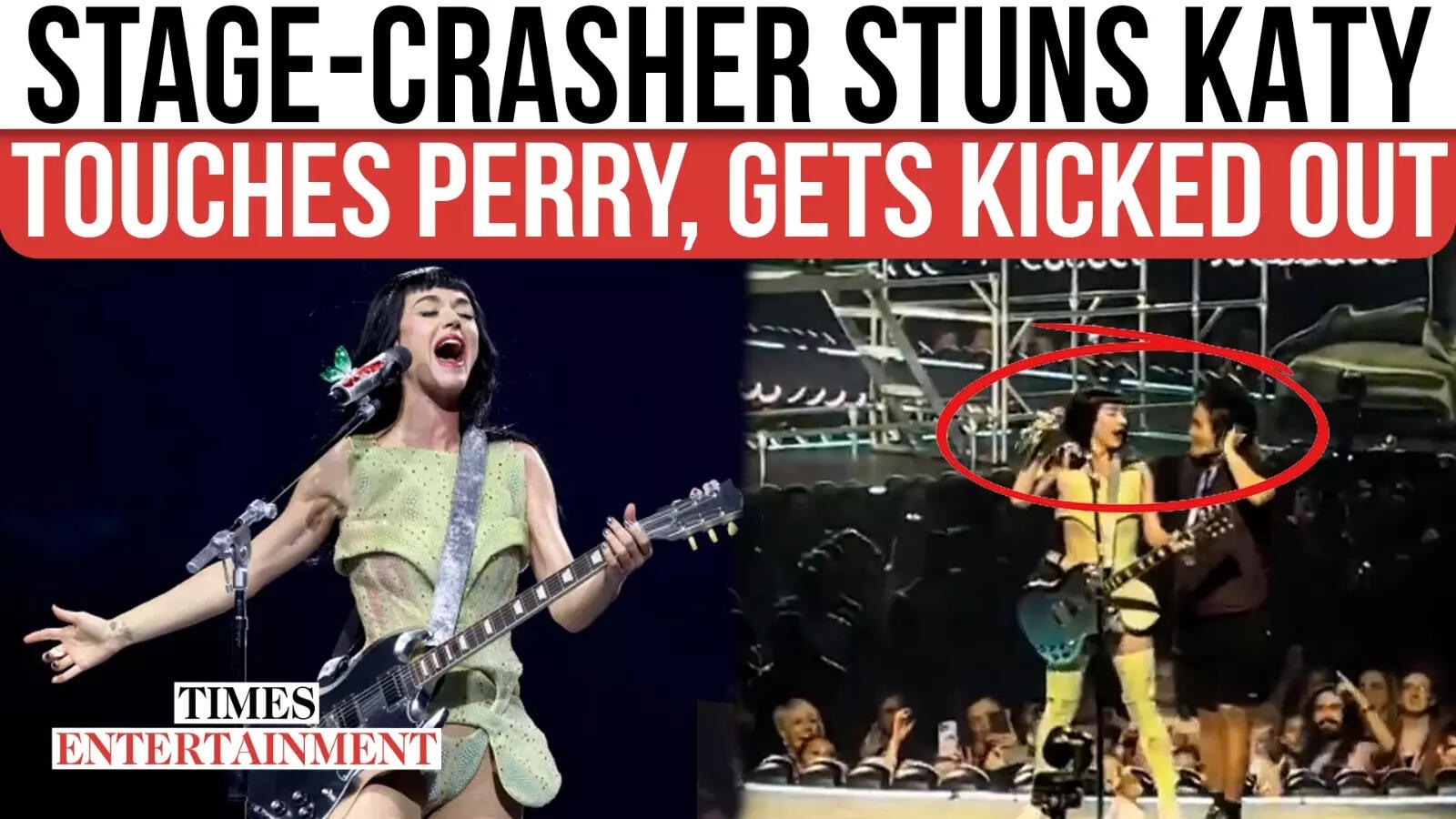 Man Invades Katy Perry's Sydney Concert Stage; Fans Gasp As Security Jumps In & Drags Him Out