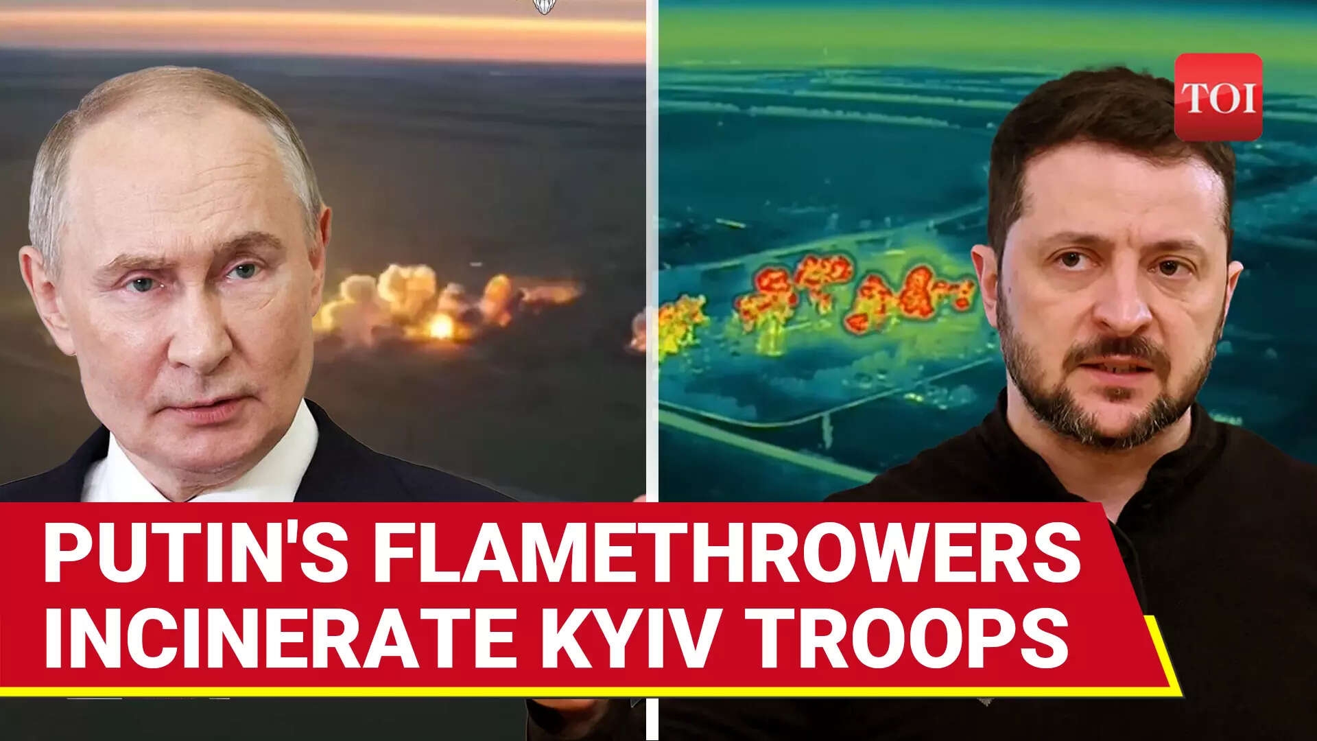 Putin's Men TORCH Ukrainian Positions With Deadly Flamethrowers