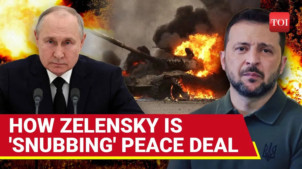 Zelensky 'SNUBS' Peace For Kyiv's Sovereignty; Refuses To Talk Land To Anyone But Putin