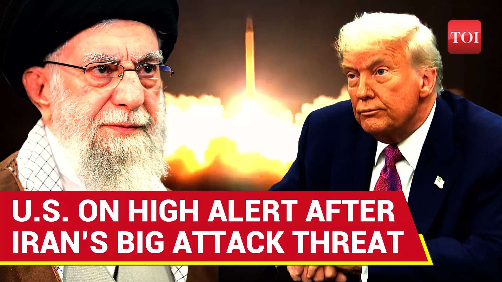 US On Highest Alert After Iran's Base Bombing Threat; Trump Issues Emergency Order