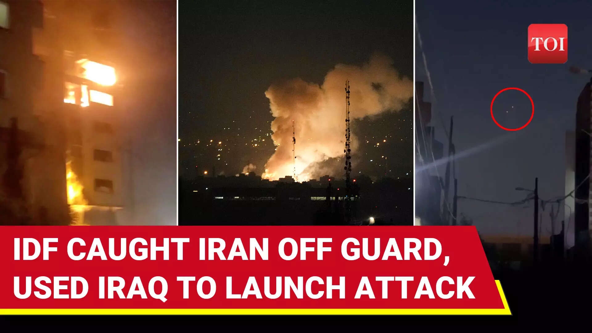 Israeli Missiles Fly Over Iraq, Hit Key Iranian Sites; Iraq Closes Skies After Shocking Strikes