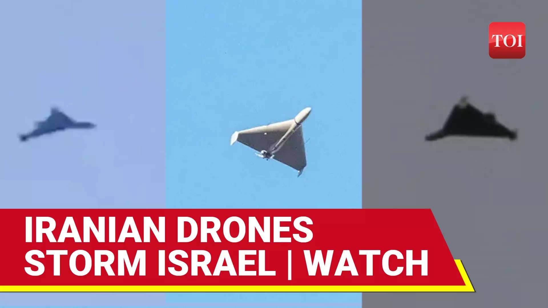 Iran ATTACKS Israel: First Visuals Of Iranian Retaliation; U.S. Diplomats Hide In Bomb Shelters