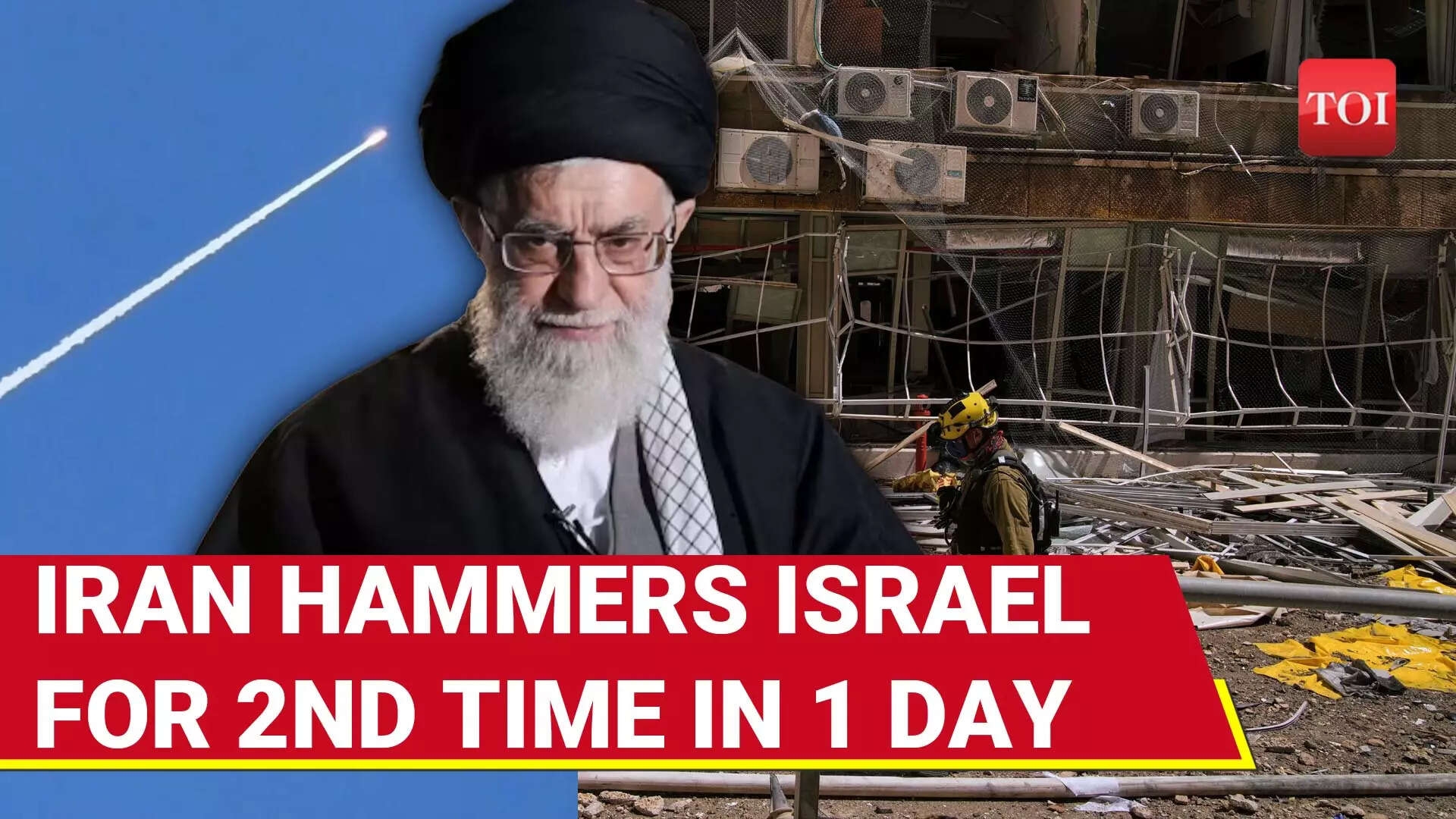 Iran's Fresh Missile Barrage In Northern Israel Sparks Panic; IDF Hits Tehran's Launch Sites