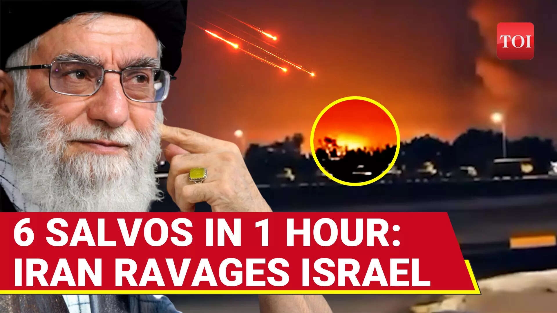 Iran POUNDS Israel 6 Times In 1 Hour: 10-15 Missiles Overwhelm Iron Dome Minutes Before Truce