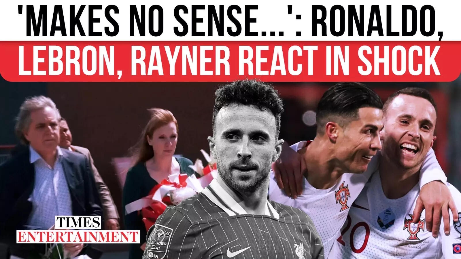 Jota Tribute: UK Deputy PM Cries; Ronaldo, LeBron Express Shock