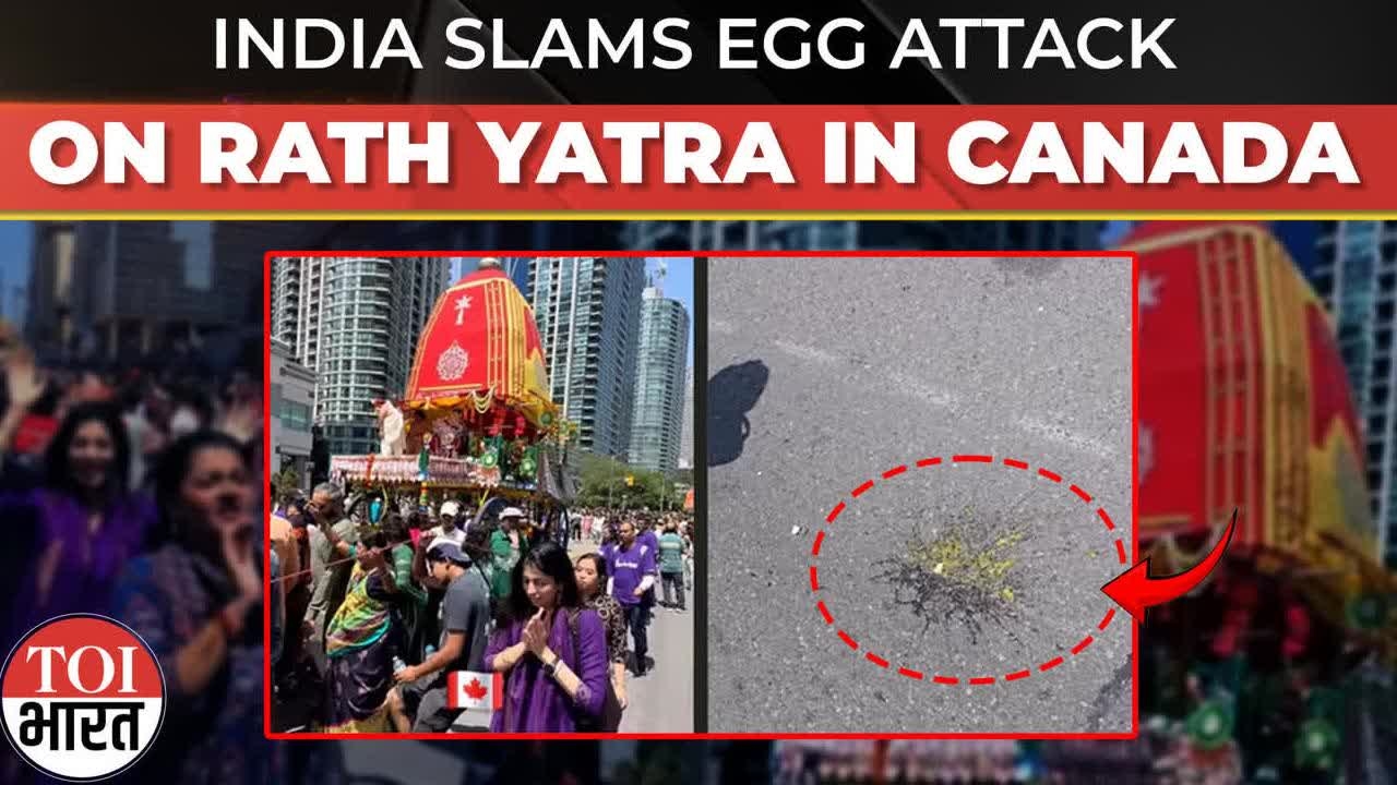 'Despicable Act': India Demands Action From Canada After Eggs Thrown At Rath Yatra In Toronto