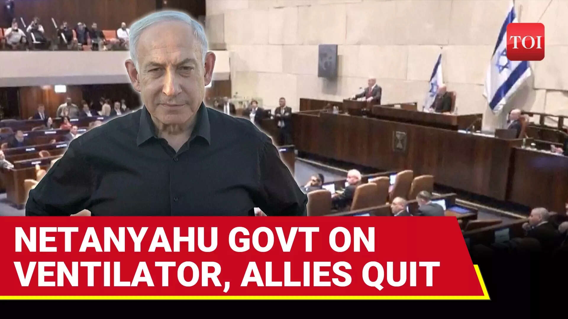 Netanyahu Allies Quit Govt; Trouble Mounts For Israeli PM Amid Coalition Backlash Over Haredi Enlistment