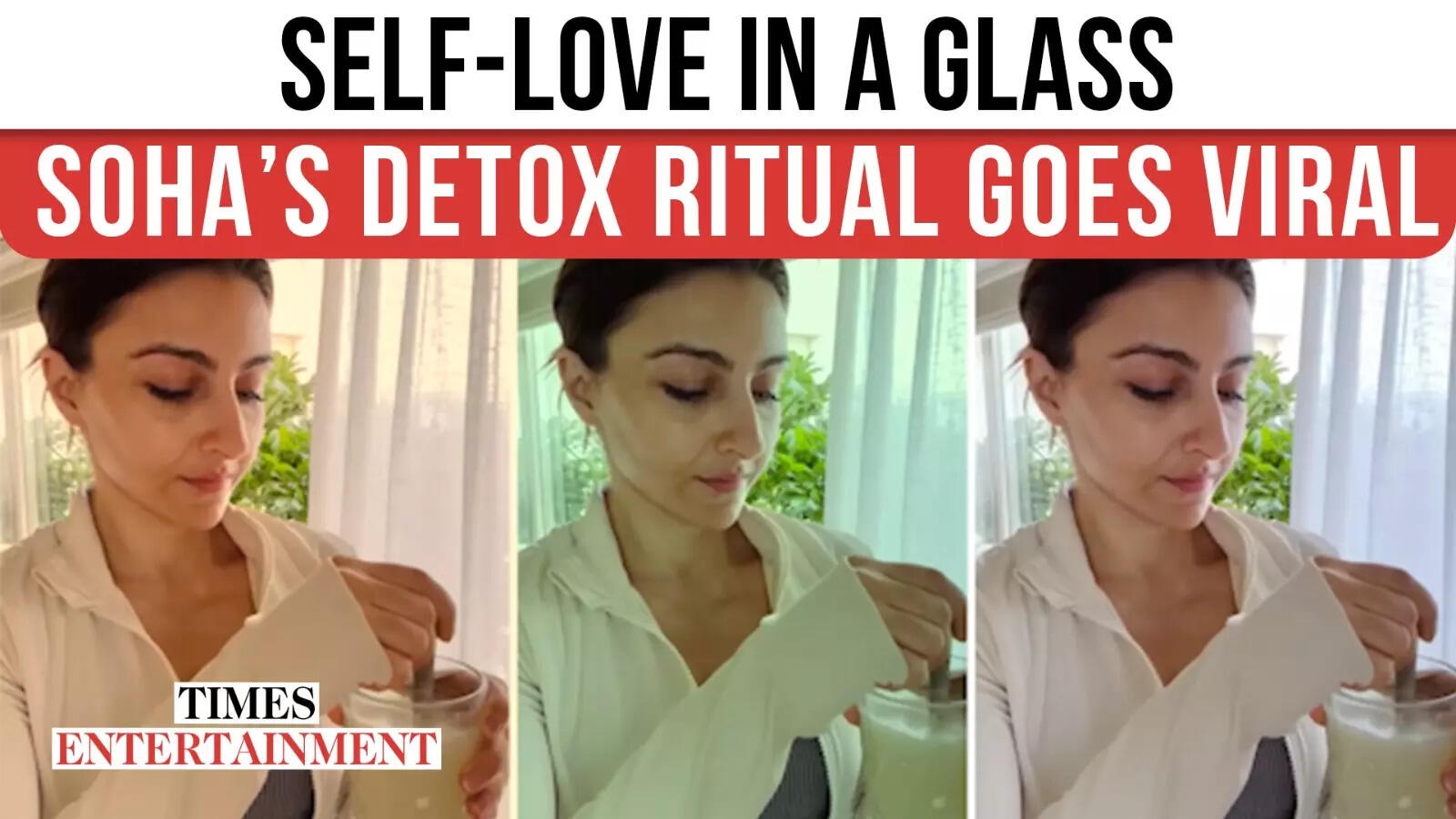 Forget Coffee! Soha Ali Khan's Morning Ritual Is Pure Wellness Goals
