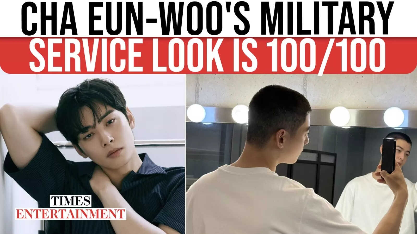 Cha Eun-woo Has Fans Crying With Buzz Cut Debut As He Begins Military Service