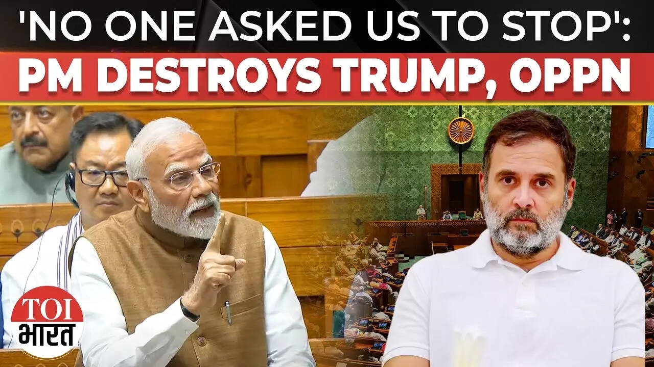 No One Asked India to Stop Op Sindoor, Only 3 Nations Backed Pak- PM Modi Destroys Oppn, Trump Claim