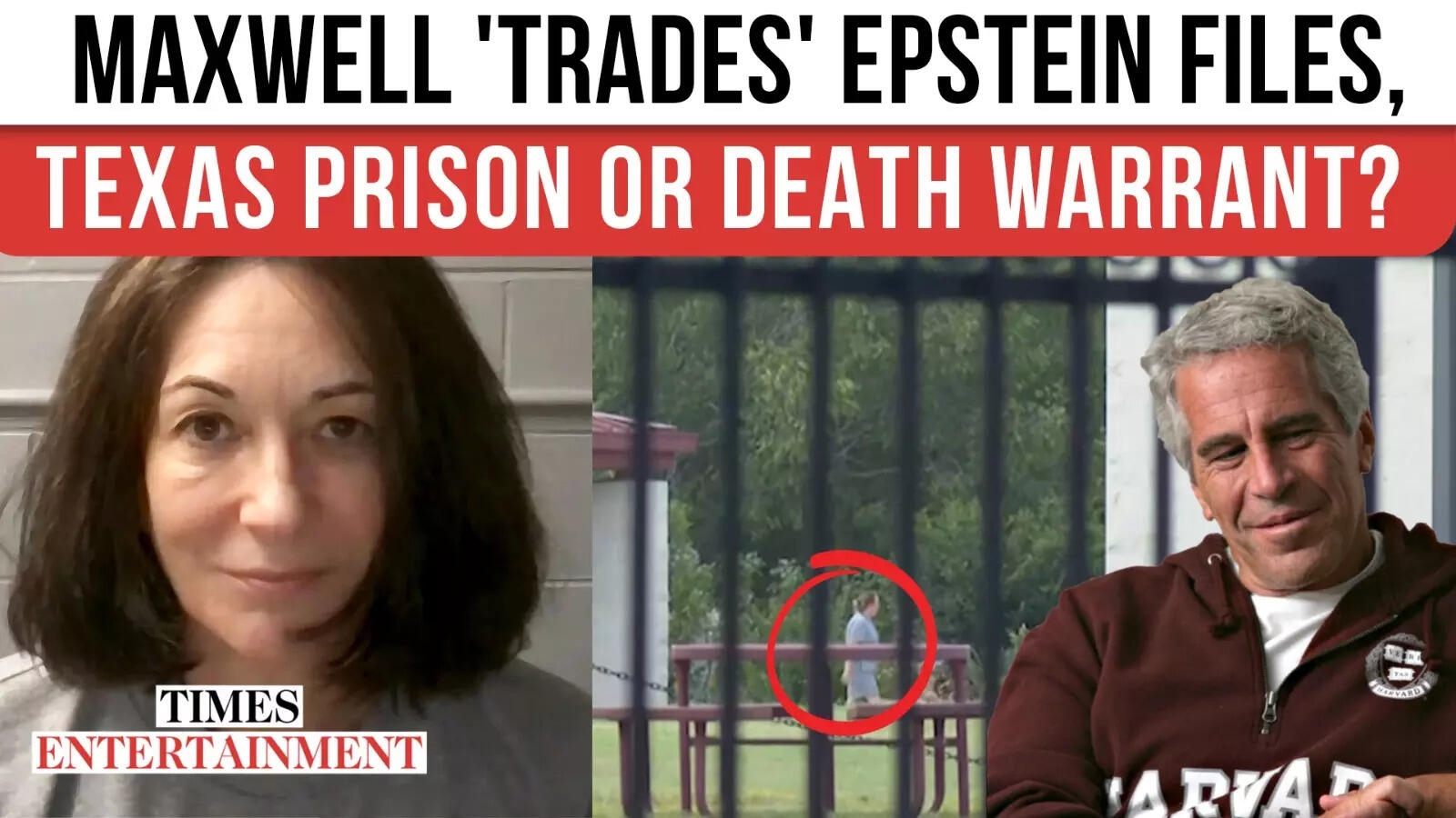 Maxwell Moved To Texas Prison; Internet Fears She'll 'Disappear' Like Epstein