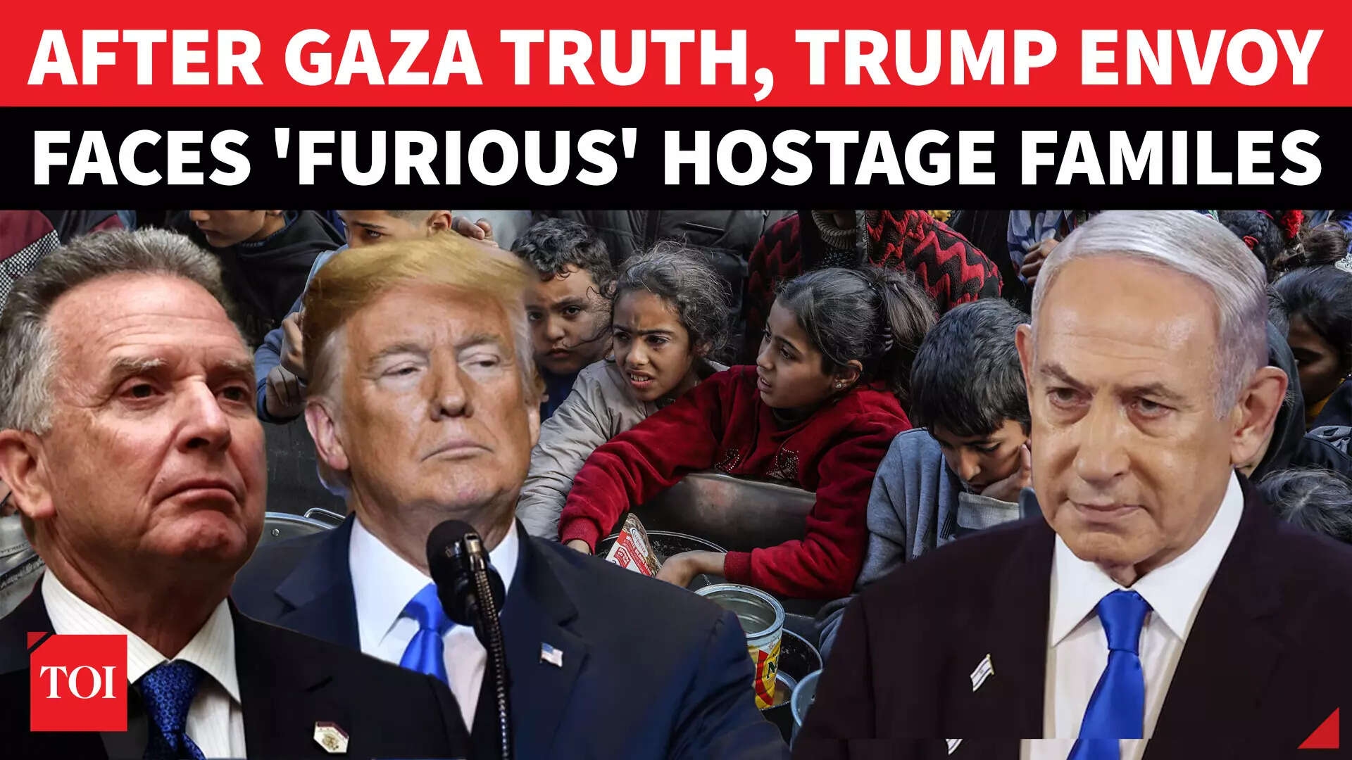 Hostages' Families ‘Confront' Trump Envoy Witkoff In Tel Aviv; ‘Bring Them Home' Chants Erupt