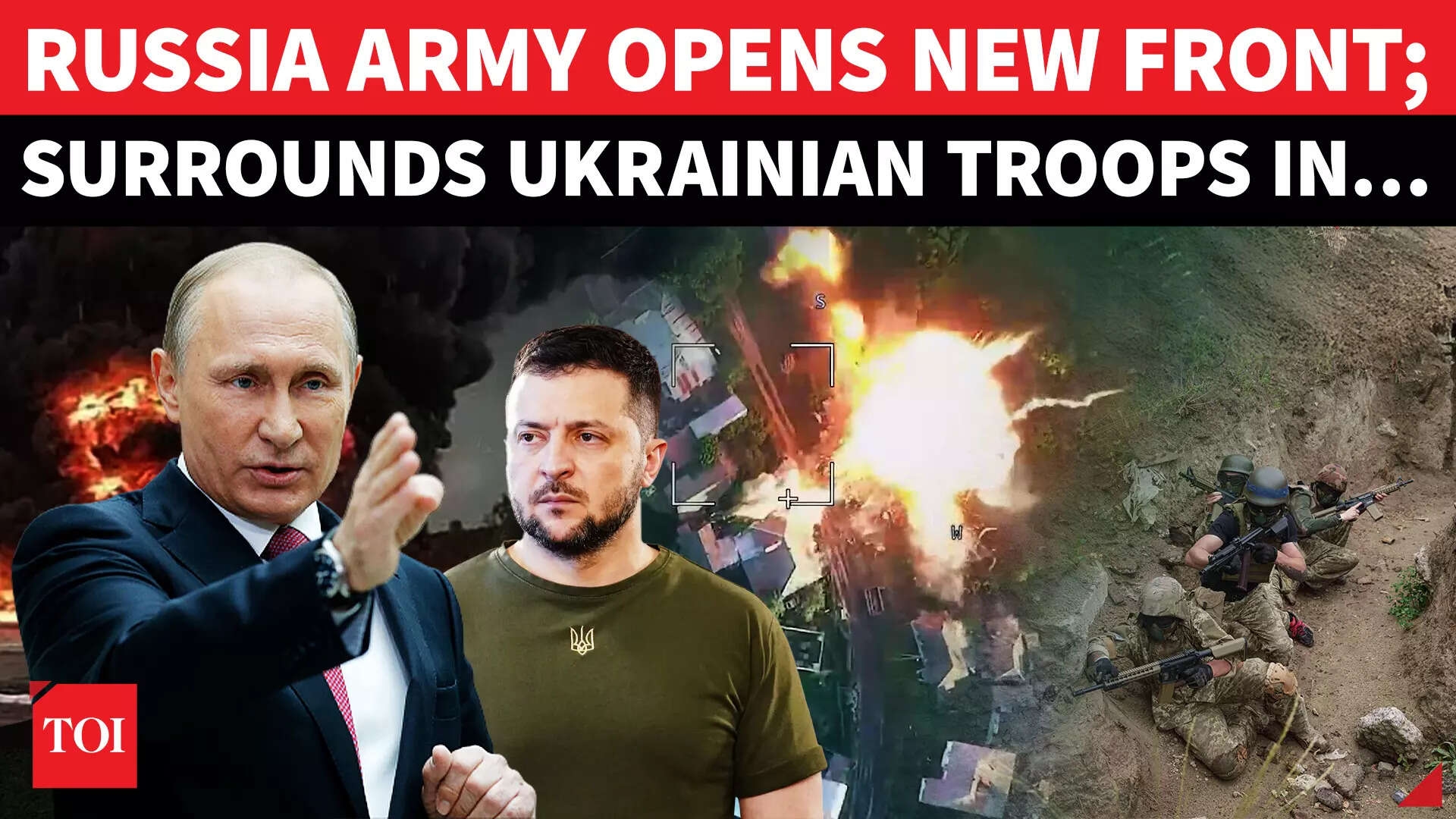 Putin's Men Open New War Front With Deady Drones; Battle For Kostiantynivka Snowballs