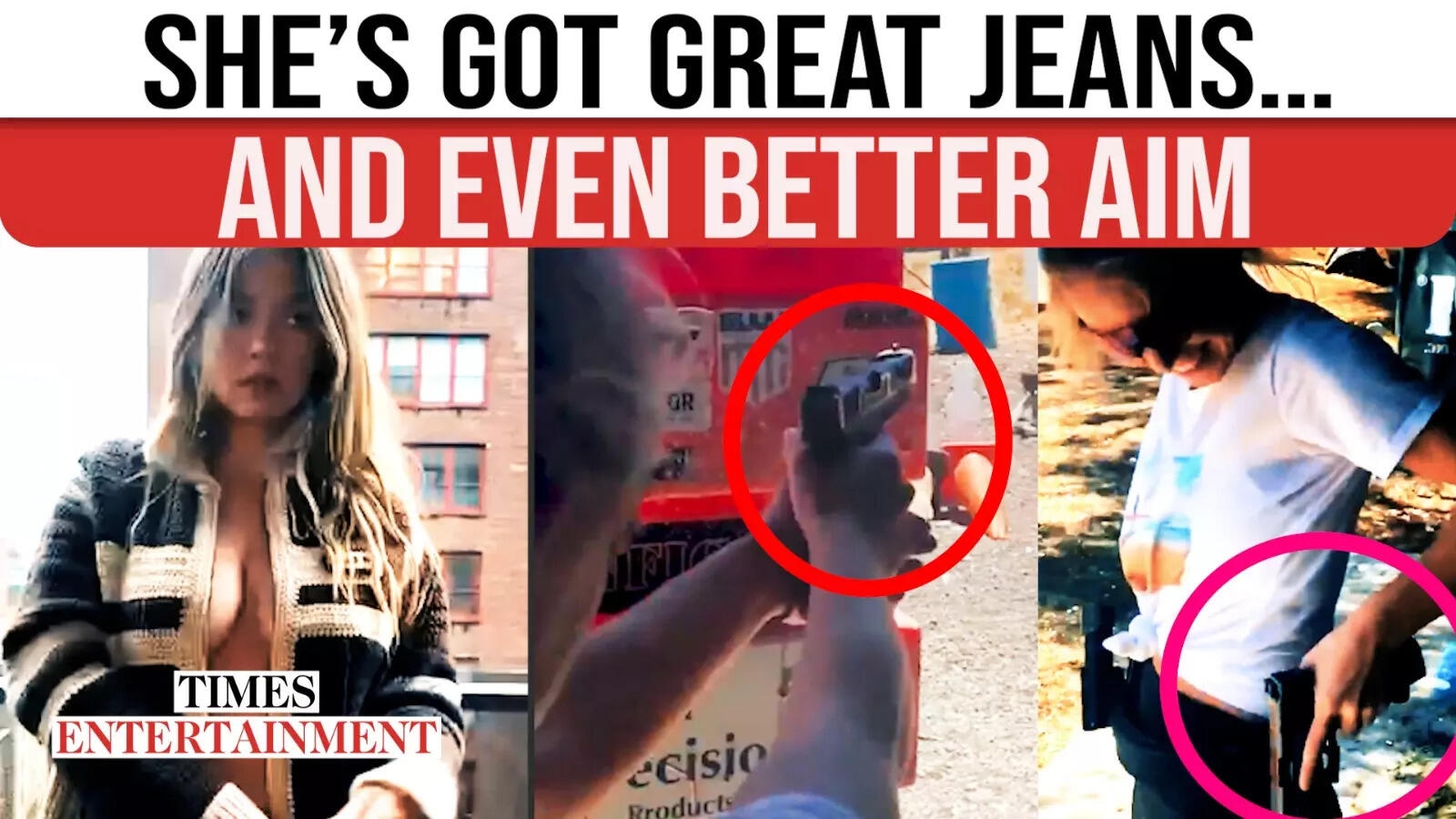 Sydney Sweeney Fires Off More Than Ads; Gun Range Video Sparks Viral Frenzy
