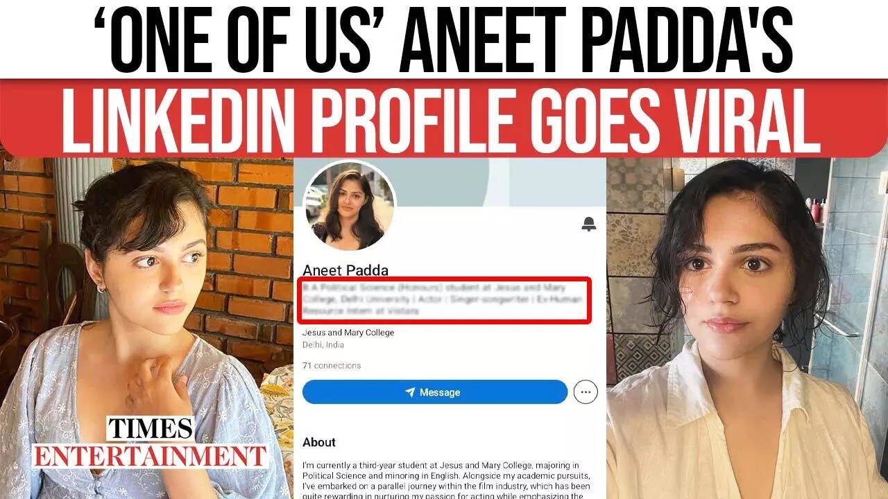 Aneet Padda's old LinkedIn profile goes viral as ‘Saiyaara' fans call her ‘one of us'