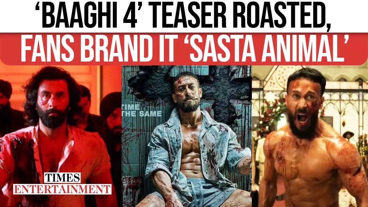 Did 'Baaghi 4' just go ‘Animal'? Netizens can't stop comparing the teaser!