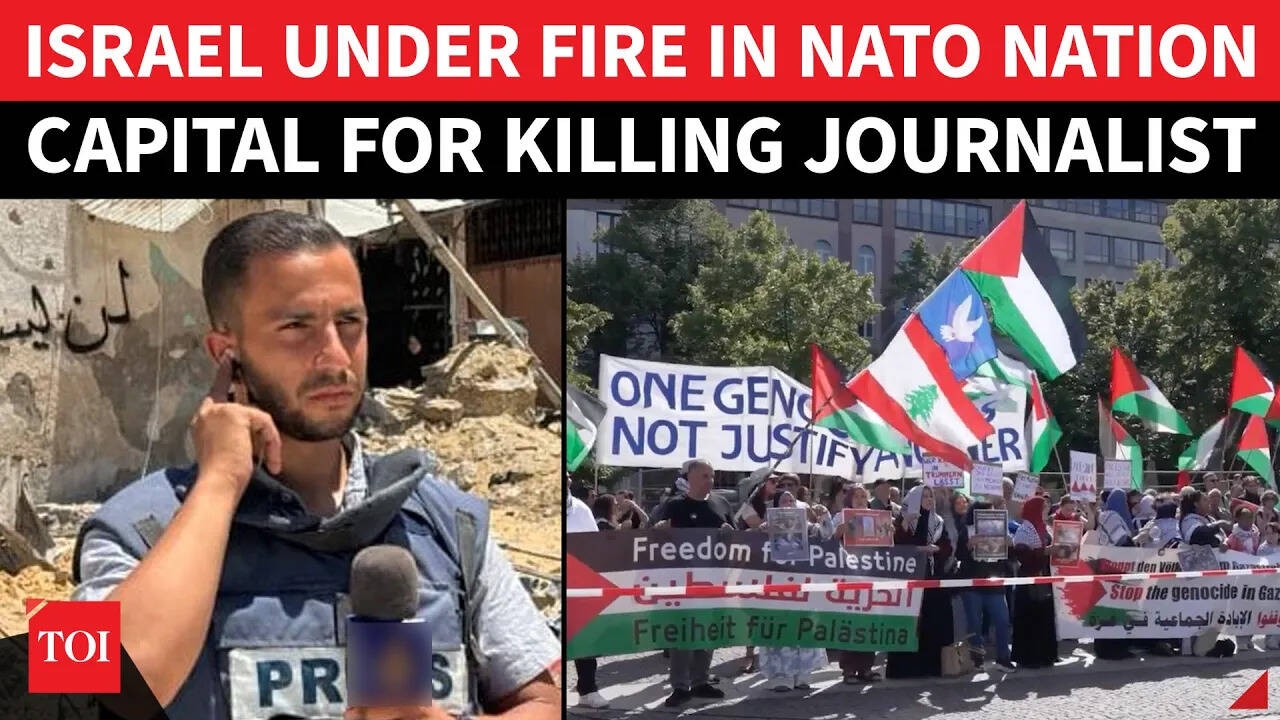 Israel's ‘Murder' Of Journalist TRIGGERS Violent Protests In Berlin; Cops Shove Protesters In Trains