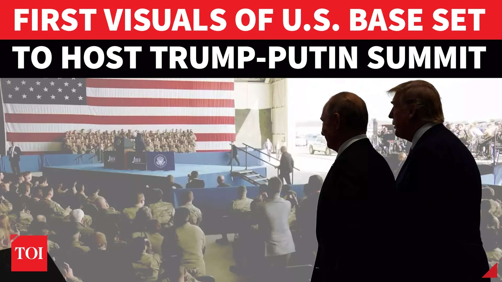 FIRST VISUALS: Inside View Of Putin-Trump Alaska Summit Venue
