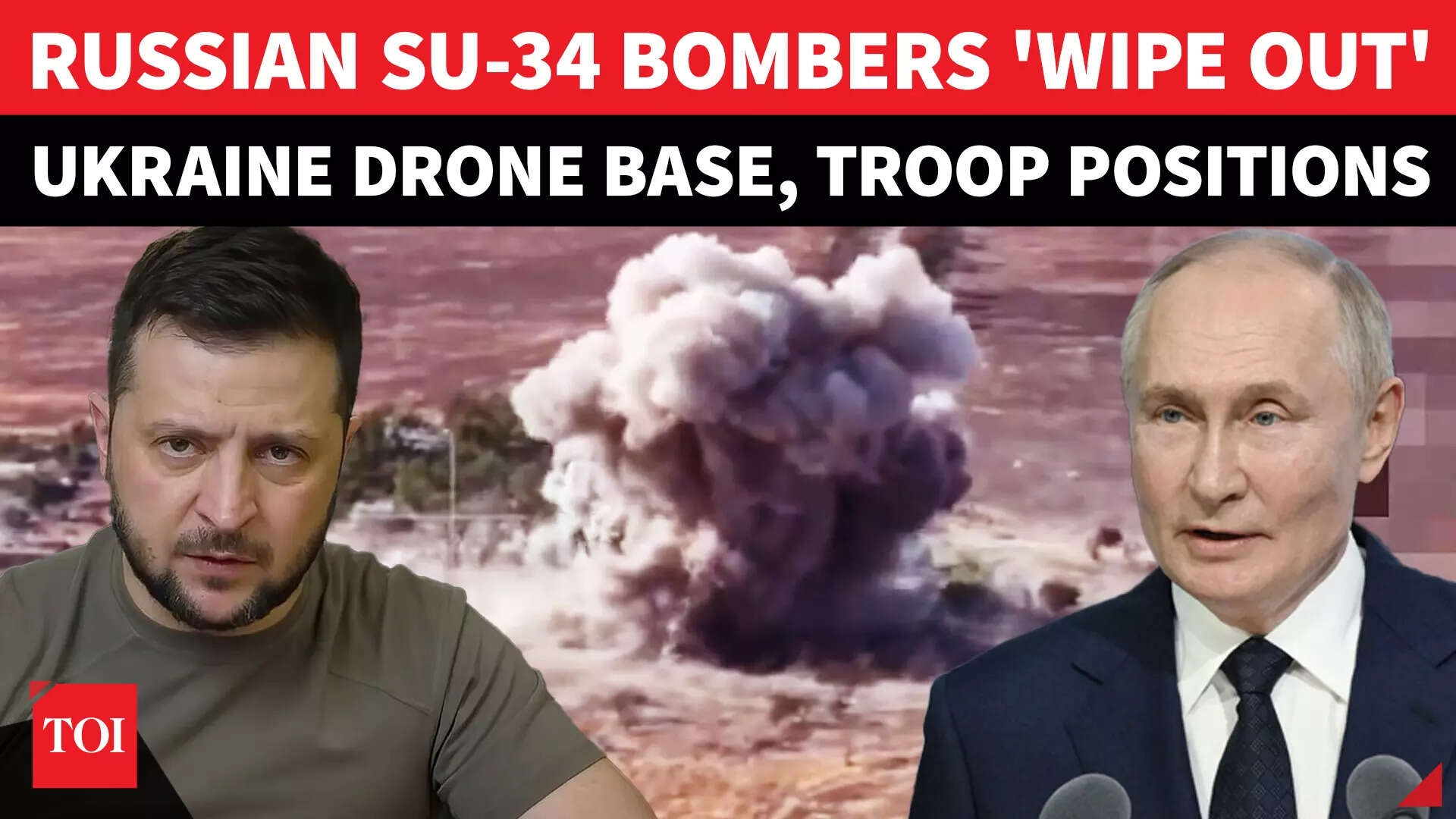 On Cam: Russian Bombers DESTROY Ukrainian Aircraft Bases, Infantry Platoon 'WIPED OUT'