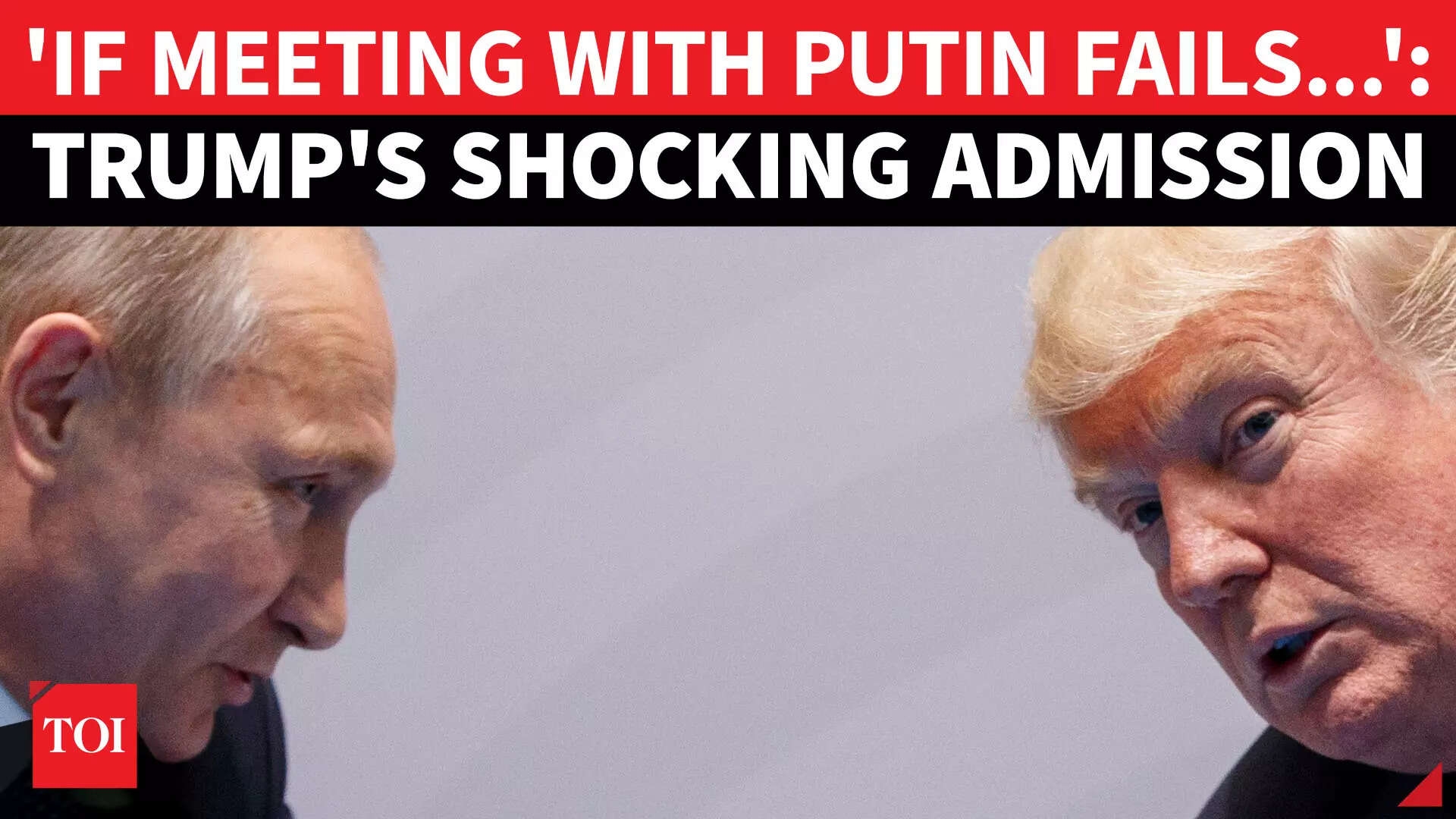 Trump's Biggest Admission On Alaska Summit; 'Putin Will Takeover All Of Ukraine...'