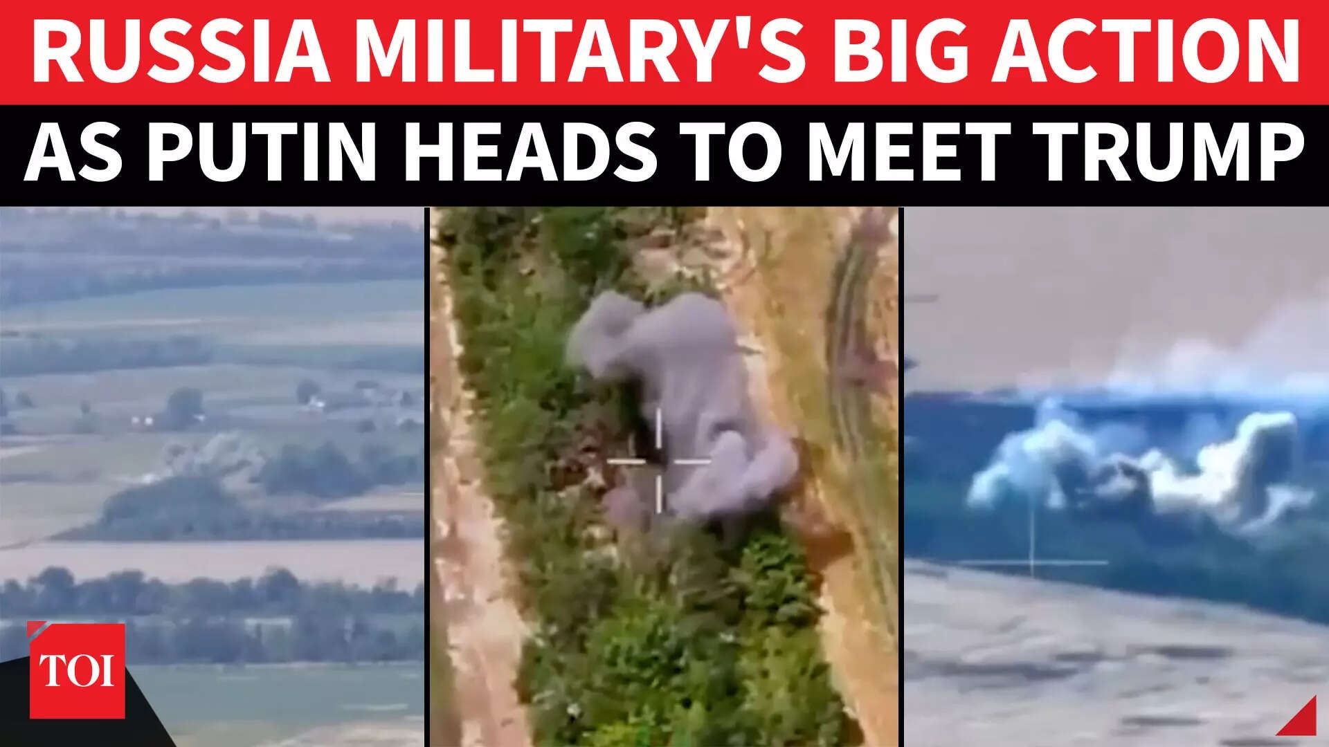 Russian Military Surprises Ukraine In Putin's Absence; Dramatic Action Hours Before Trump Summit