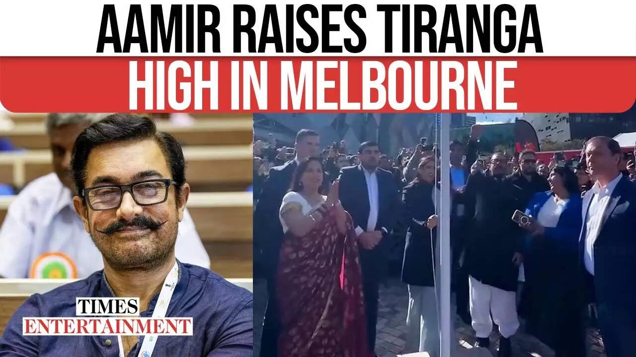 Aamir Khan hoists India's flag in Melbourne—'the soul of India flies high'