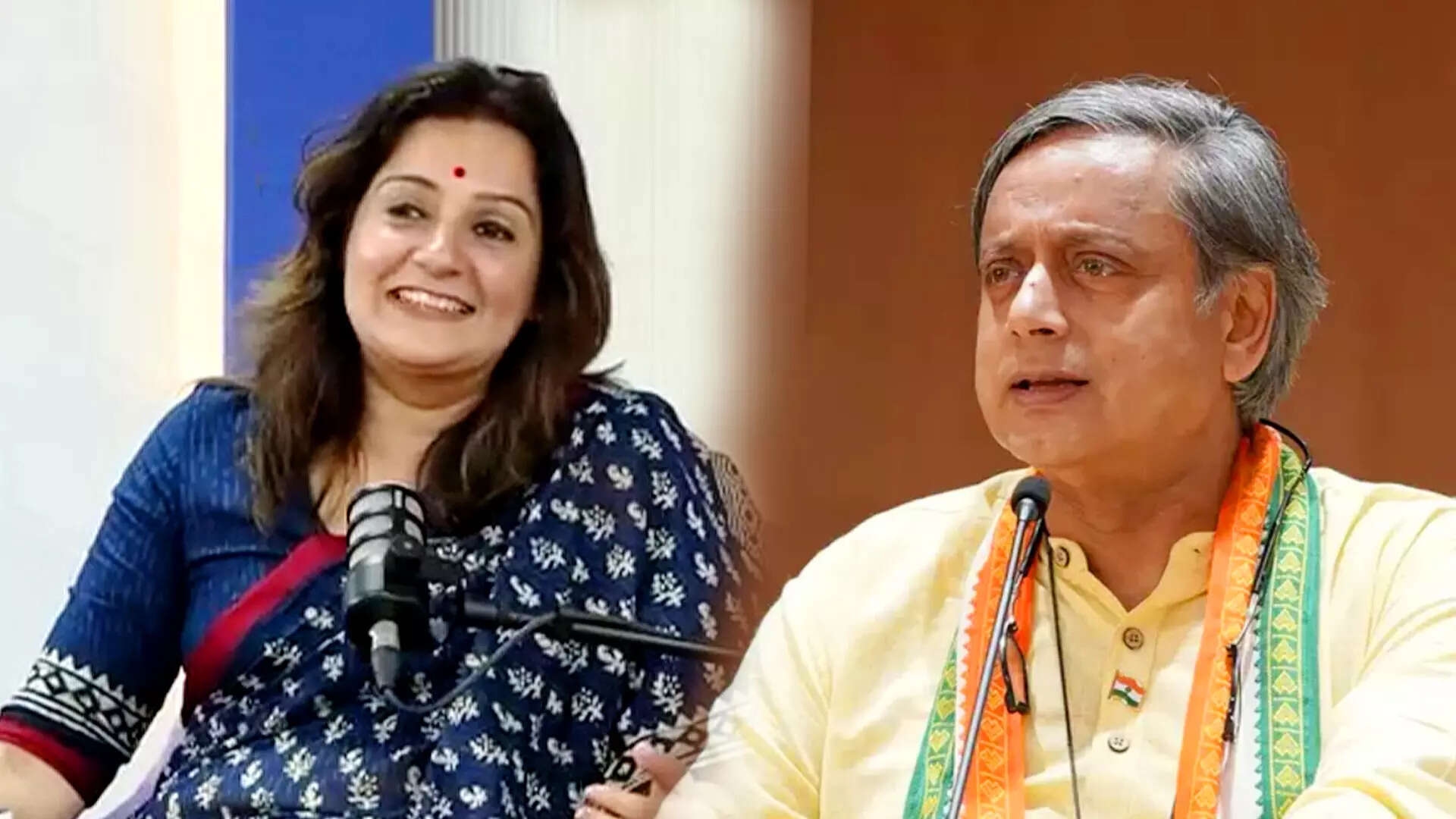 Shashi Tharoor's Witty Reply to Priyanka Chaturvedi on 'Tharoor in a Saree' Joke in Viral Podcast