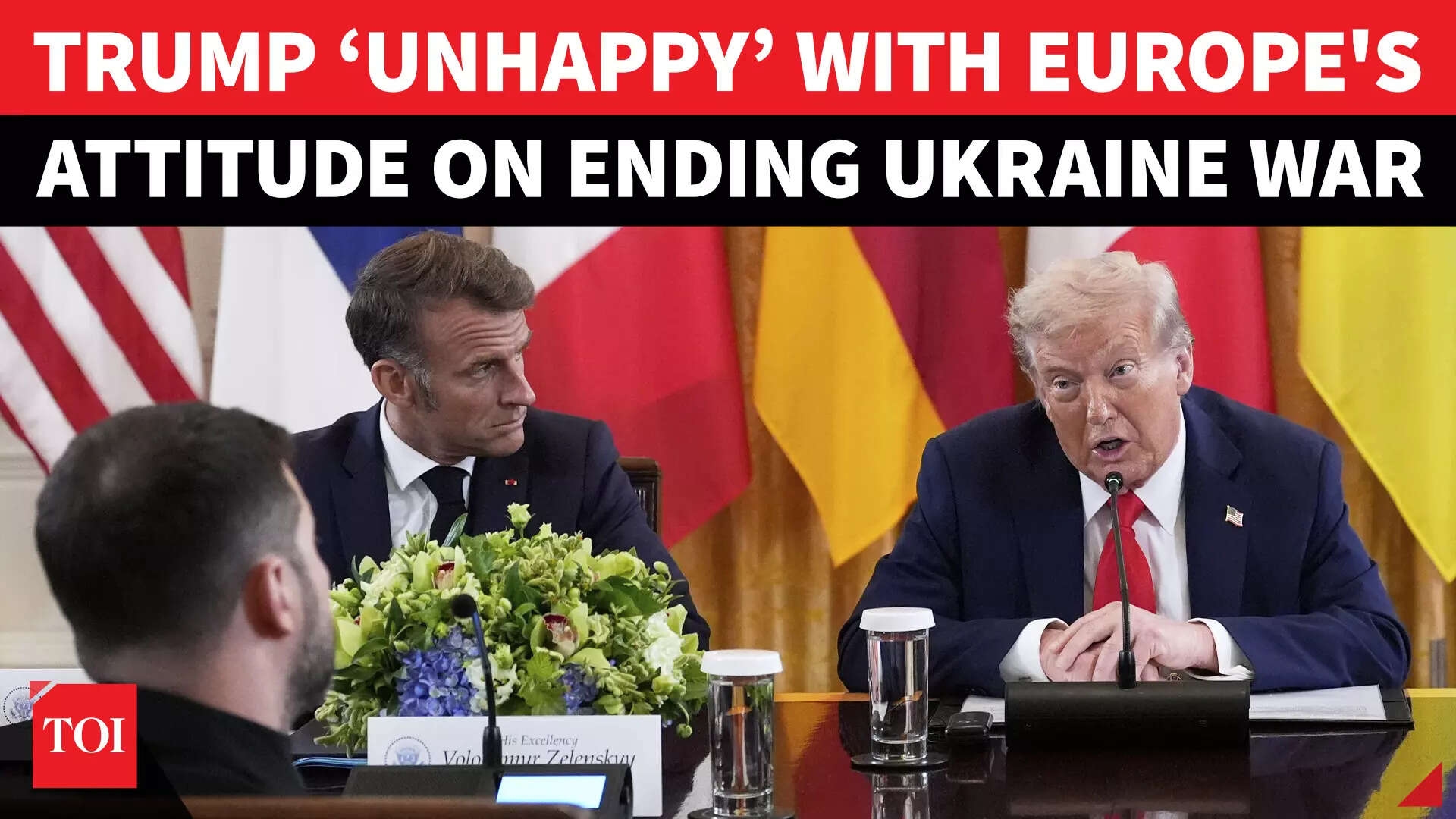 Trump 'INSULTS' EU Leaders For Lacking Urgency To End War; Macron Warns Allies About 'OGRE' Putin