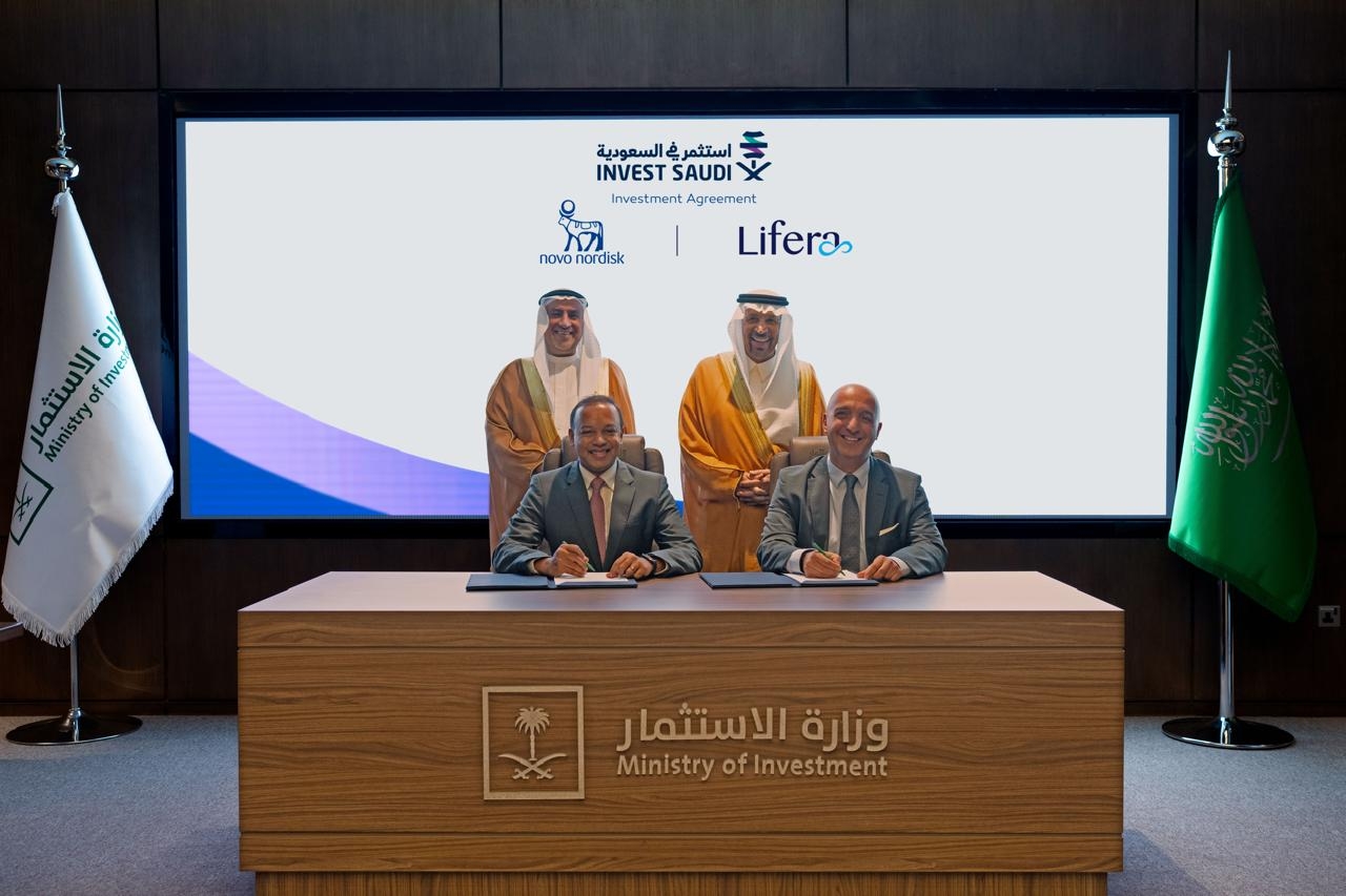 نوفو نورديسك ولايفيرا توقعان مذكرة تفاهم لتمكين إنتاج مستحضرات سيماغلوتايد الپپتيد-1 المشابه للجلوكاجون (GLP-1) محليًا في السعودية