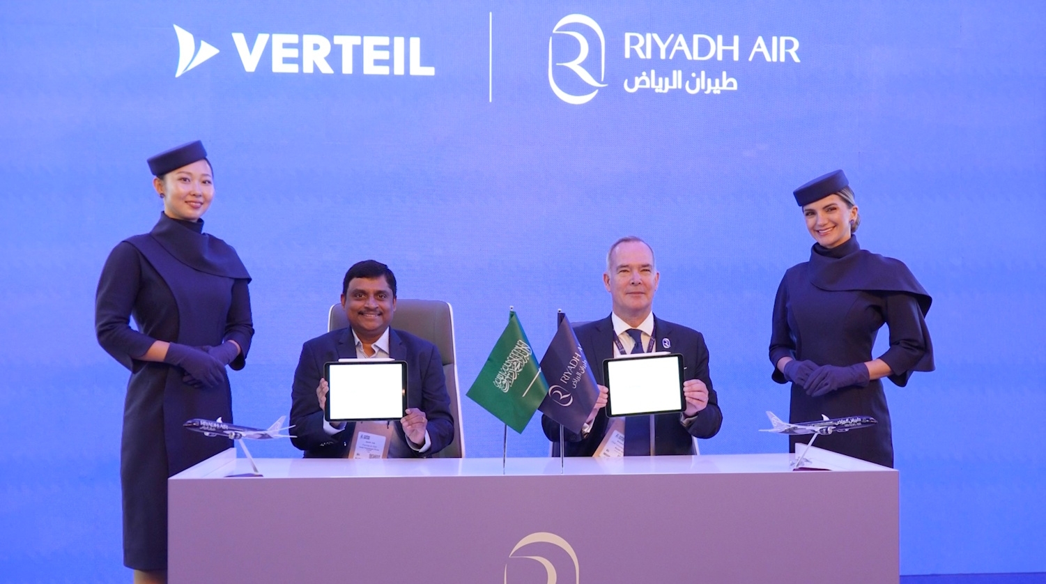 طيران الرياض تعلن عن شراكة استراتيجية مع فيرتايل تكنولوجيز لإطلاق أول مُجمّع لبطاقات التوزيع الجديدة للشركة