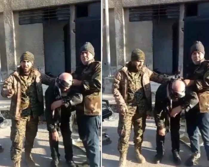 شاهد.. القبض على أحد شبيحة نظام الأسد المتهم بتدمير مآذن المساجد بدمشق والمشاركة في مجزرة قدسيا