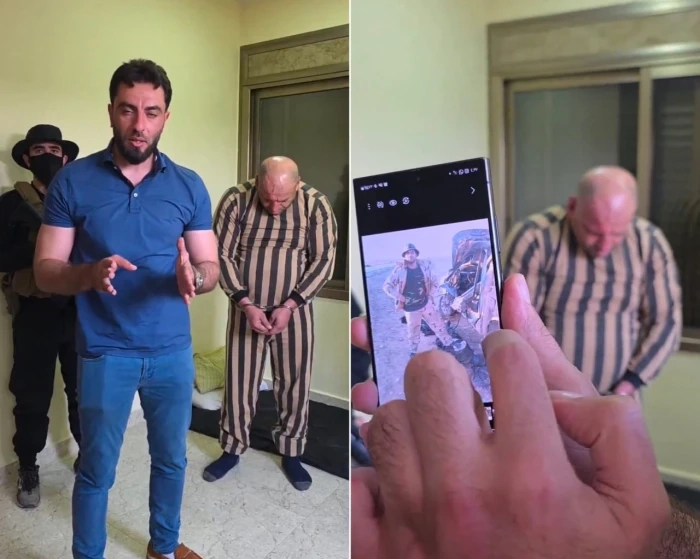 شاهد: لحظة مواجهة "محمد شحادة" أحد شبيحة نظام الأسد البائد بالجرائم التي ارتكبها بحق السوريين والتمثيل بجثثهم