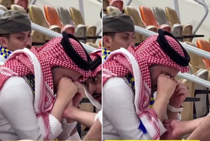 تبخر الحلم.. شاهد: غازي الذيابي ينهار بالبكاء بعد هزيمة النصر وخروجه من بطولة النخبة الآسيوية